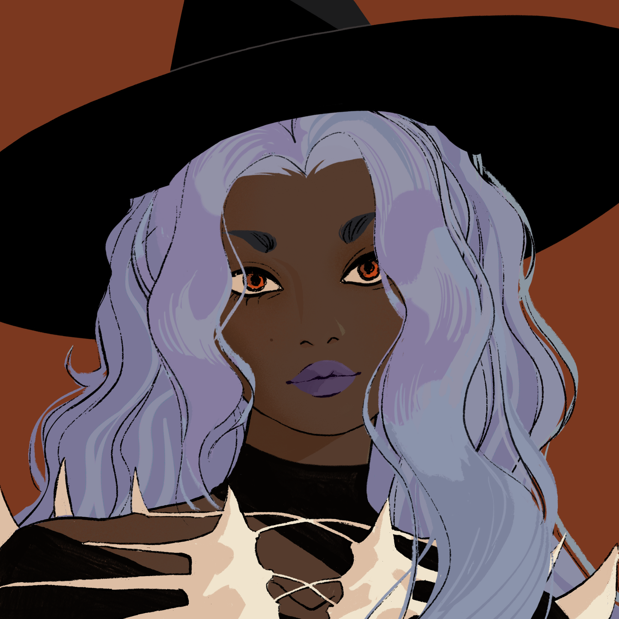 a portrait of Sinarka, the hot tinder