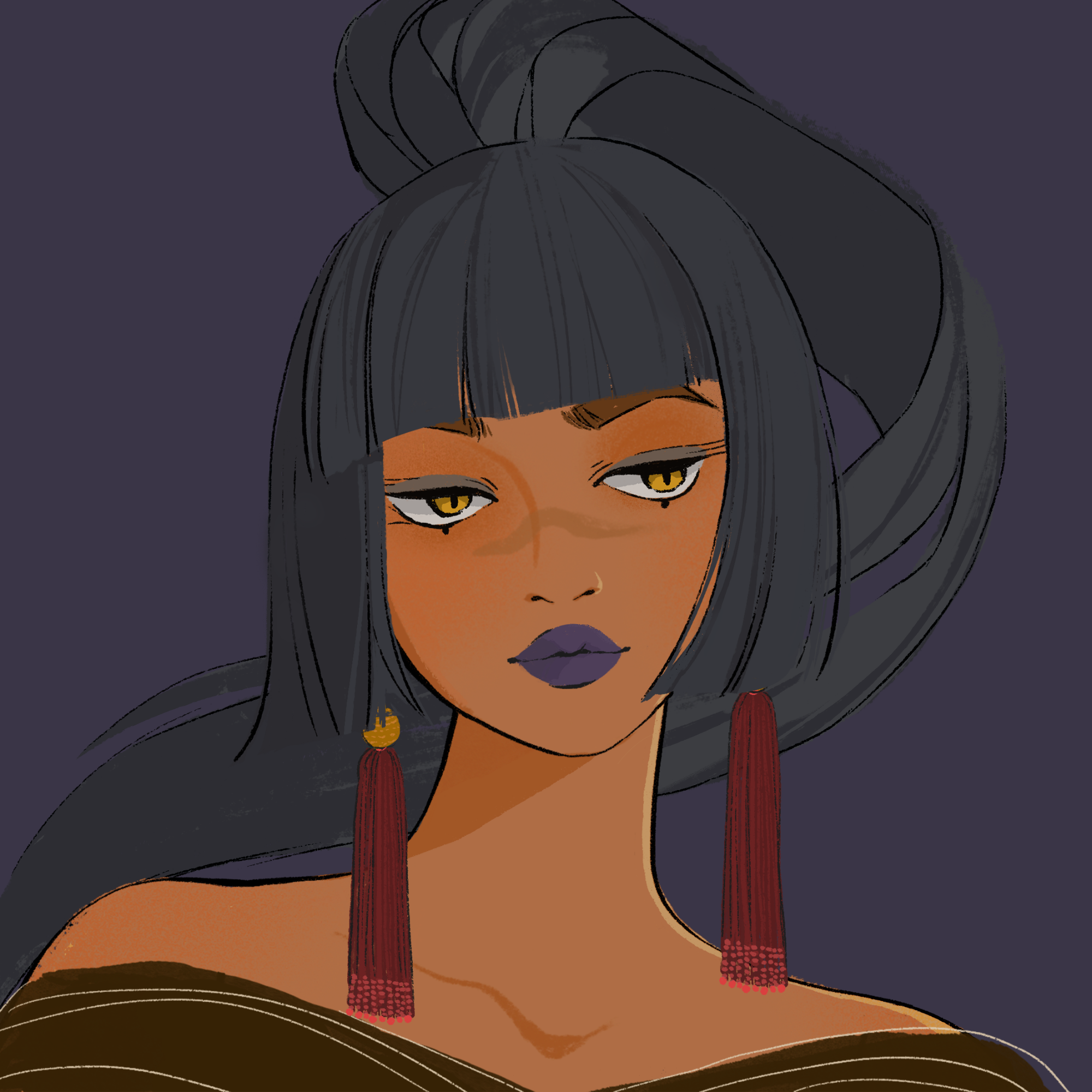 a portrait of Aquamarine, the fragrant celesta