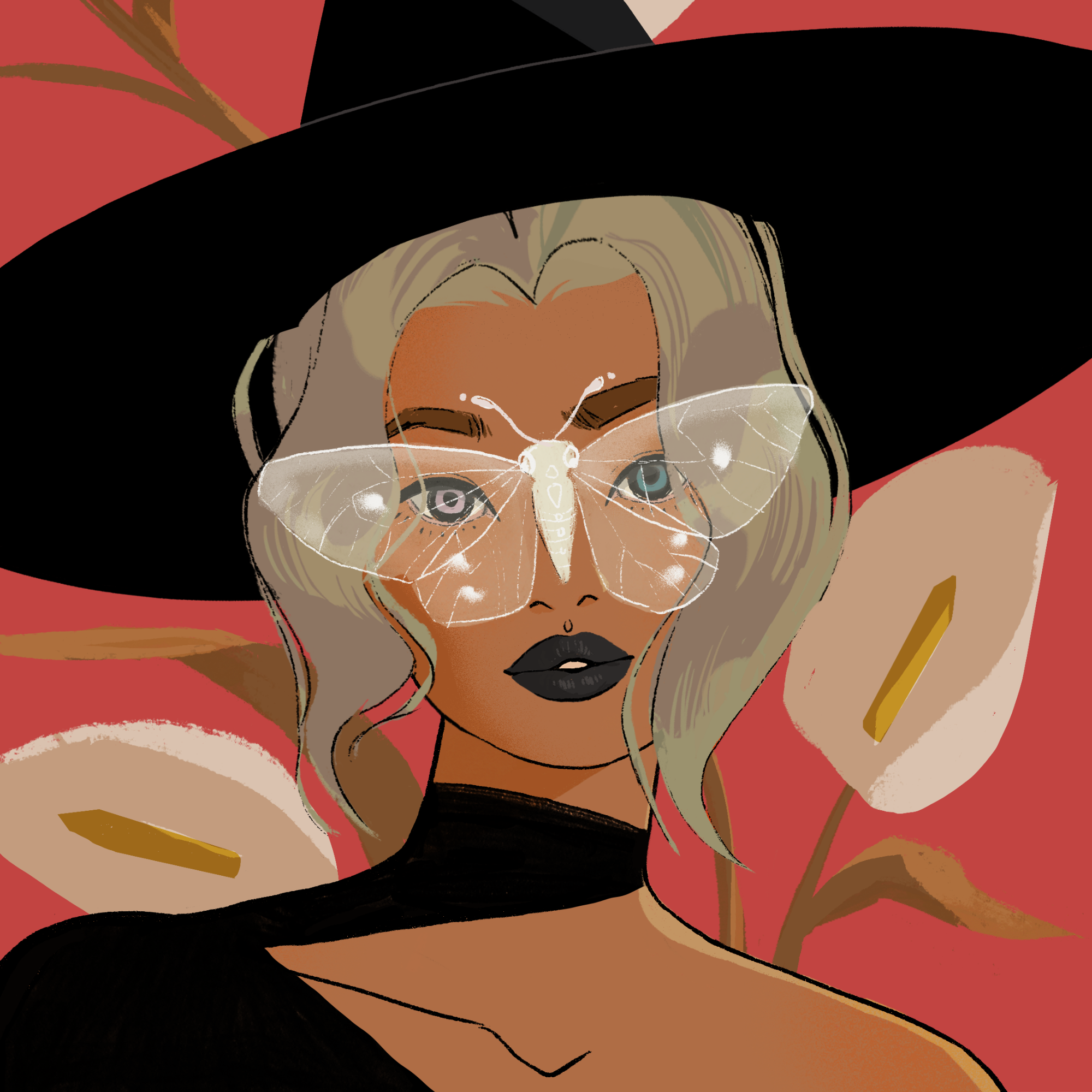 a portrait of Moonstone the glossy