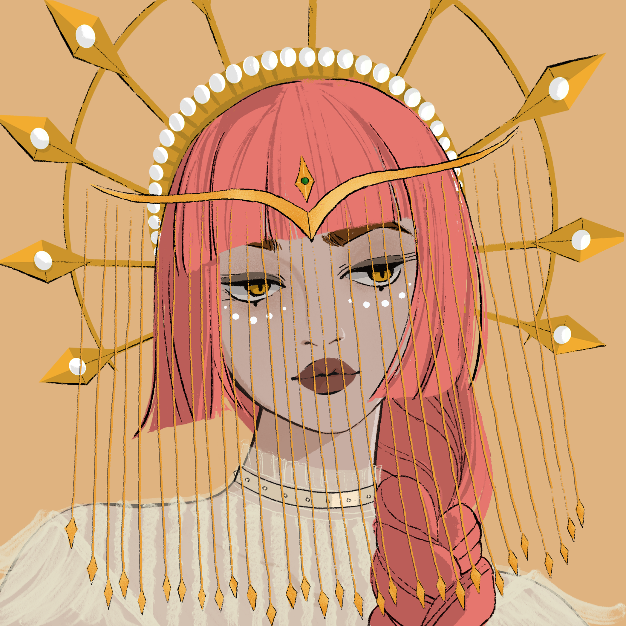 a portrait of Madam opal