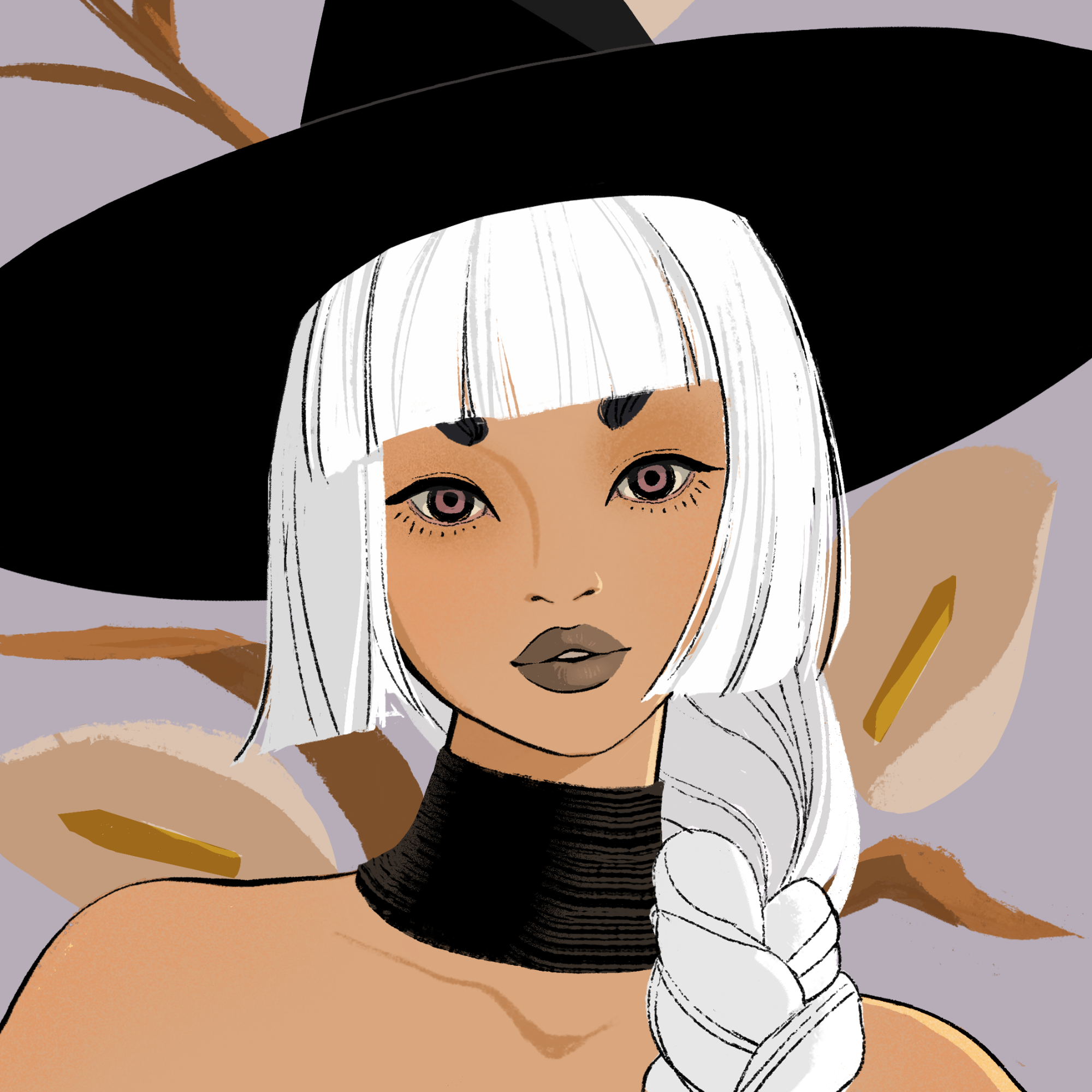 a portrait of Blizzard, the blithe racket