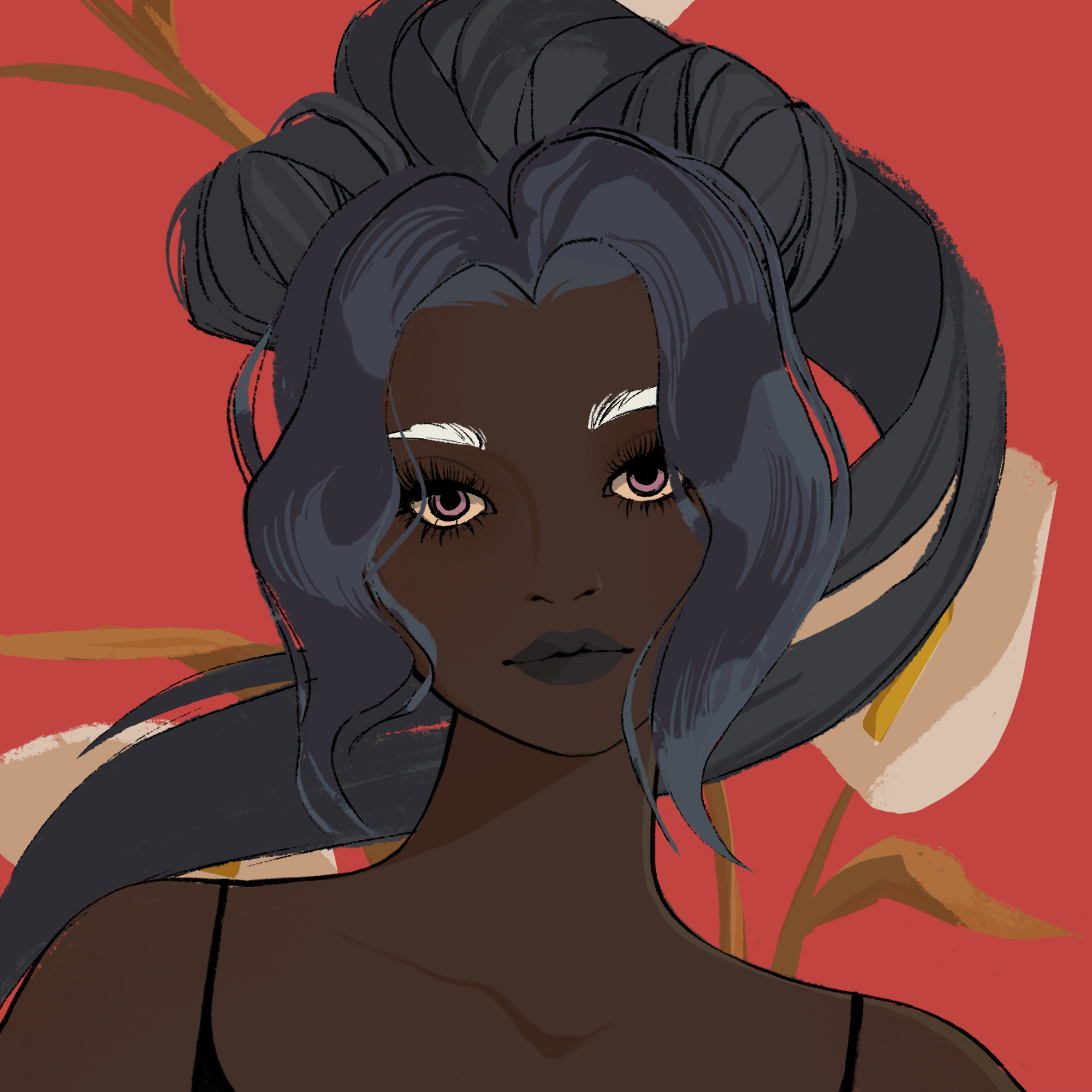 a portrait of Mademoiselle leilani