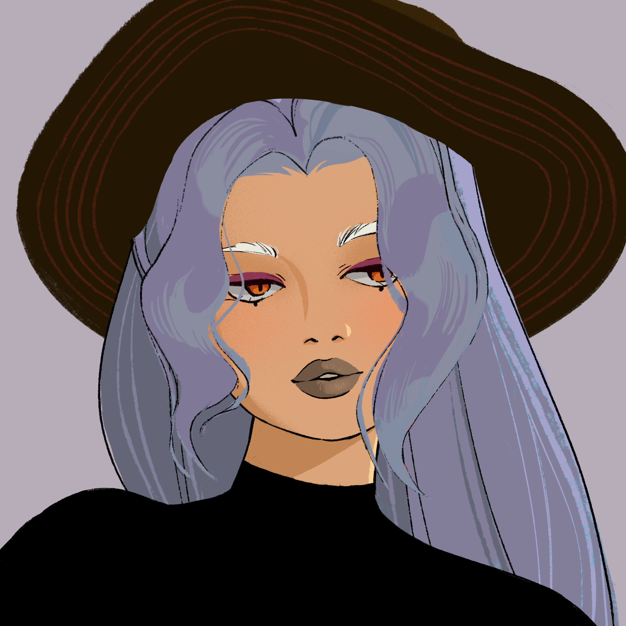 a portrait of Flax, the faceted tart