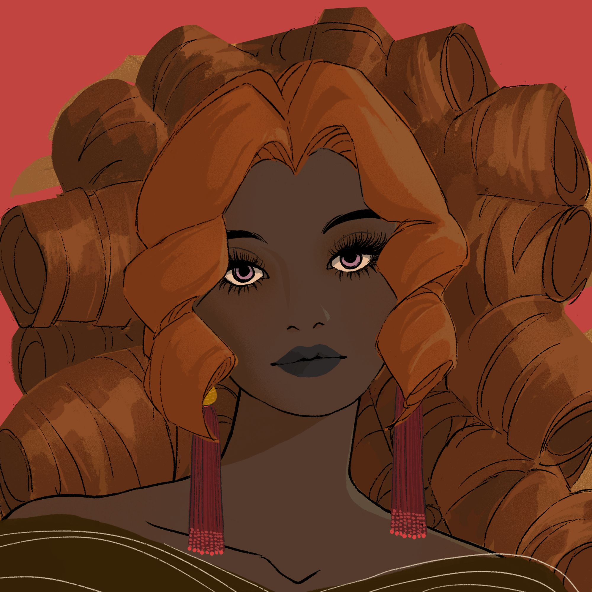 a portrait of Daisy, the clement waterfall