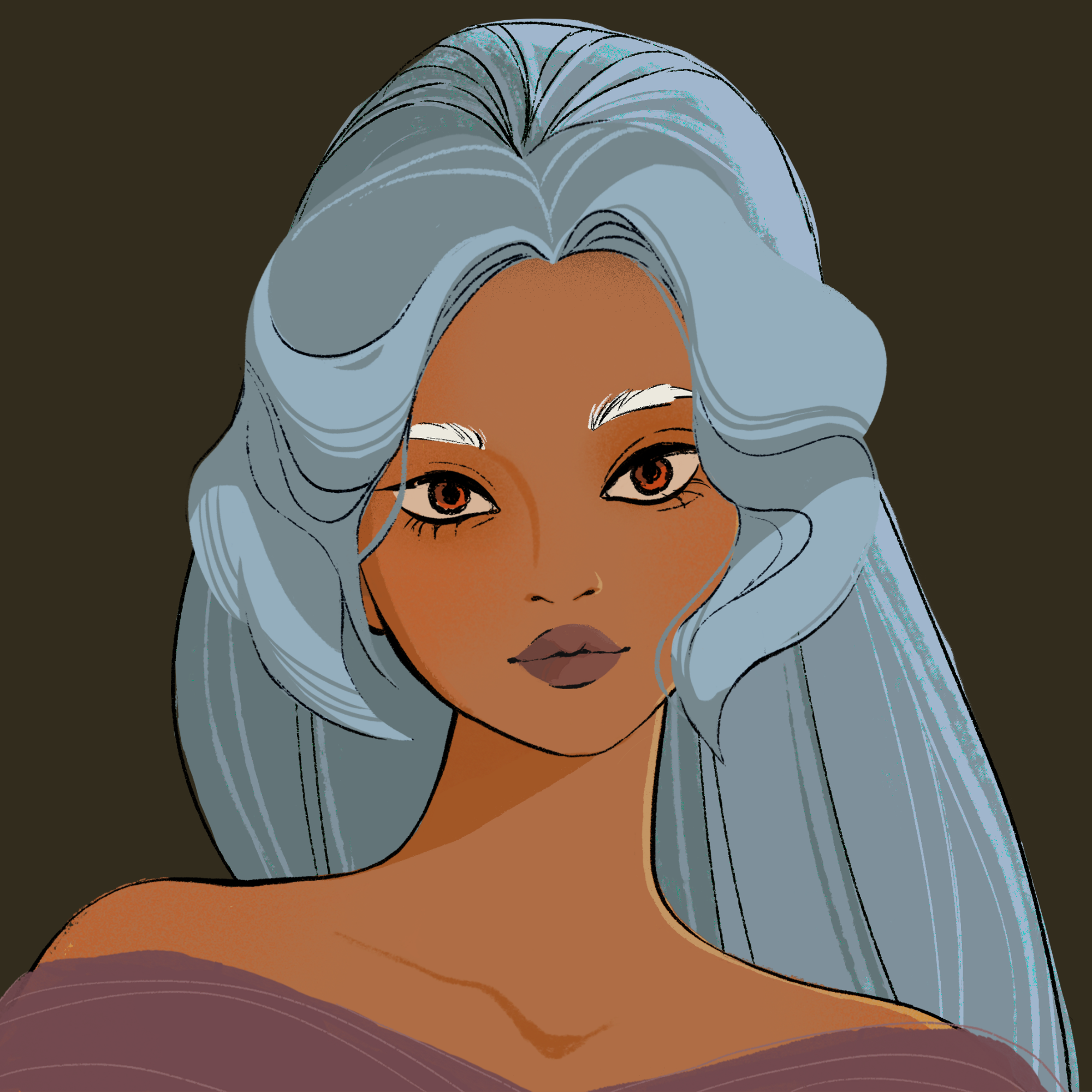 a portrait of Cotton, the merigold marmalade