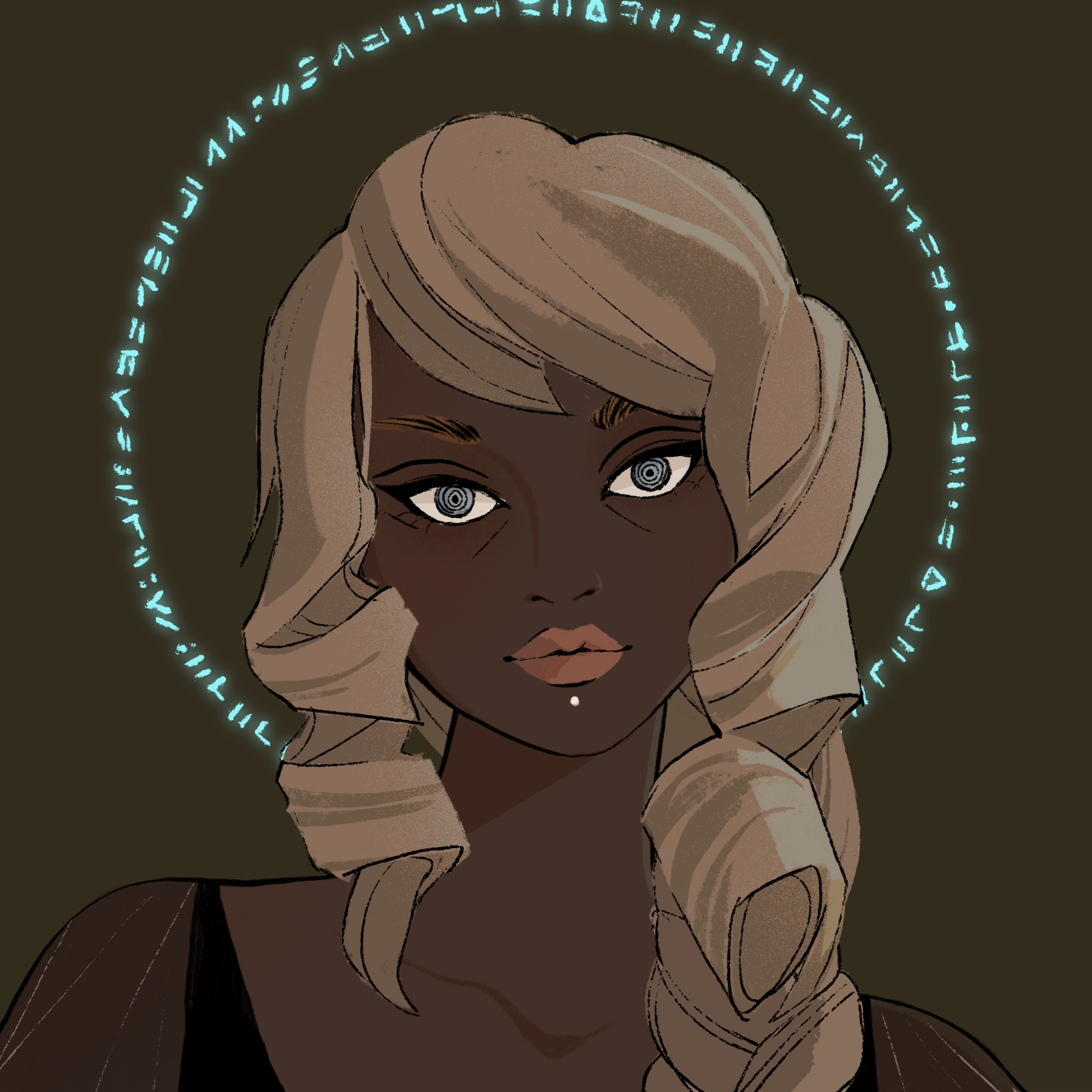 a portrait of Altair, the distracted tome