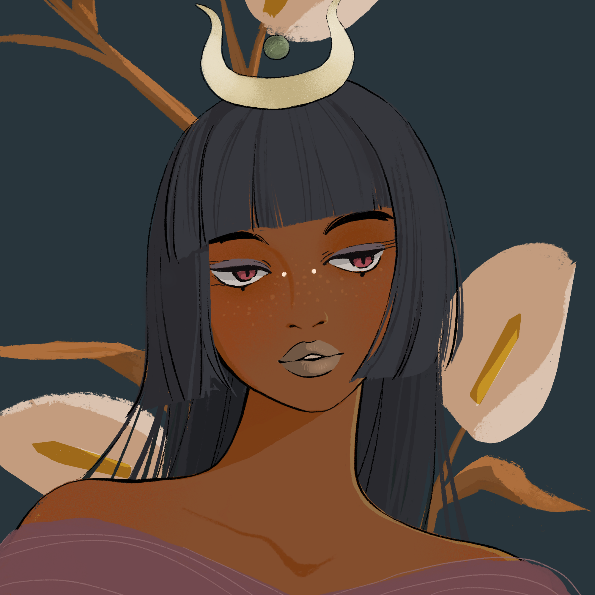 a portrait of Cassia, the true puzzle