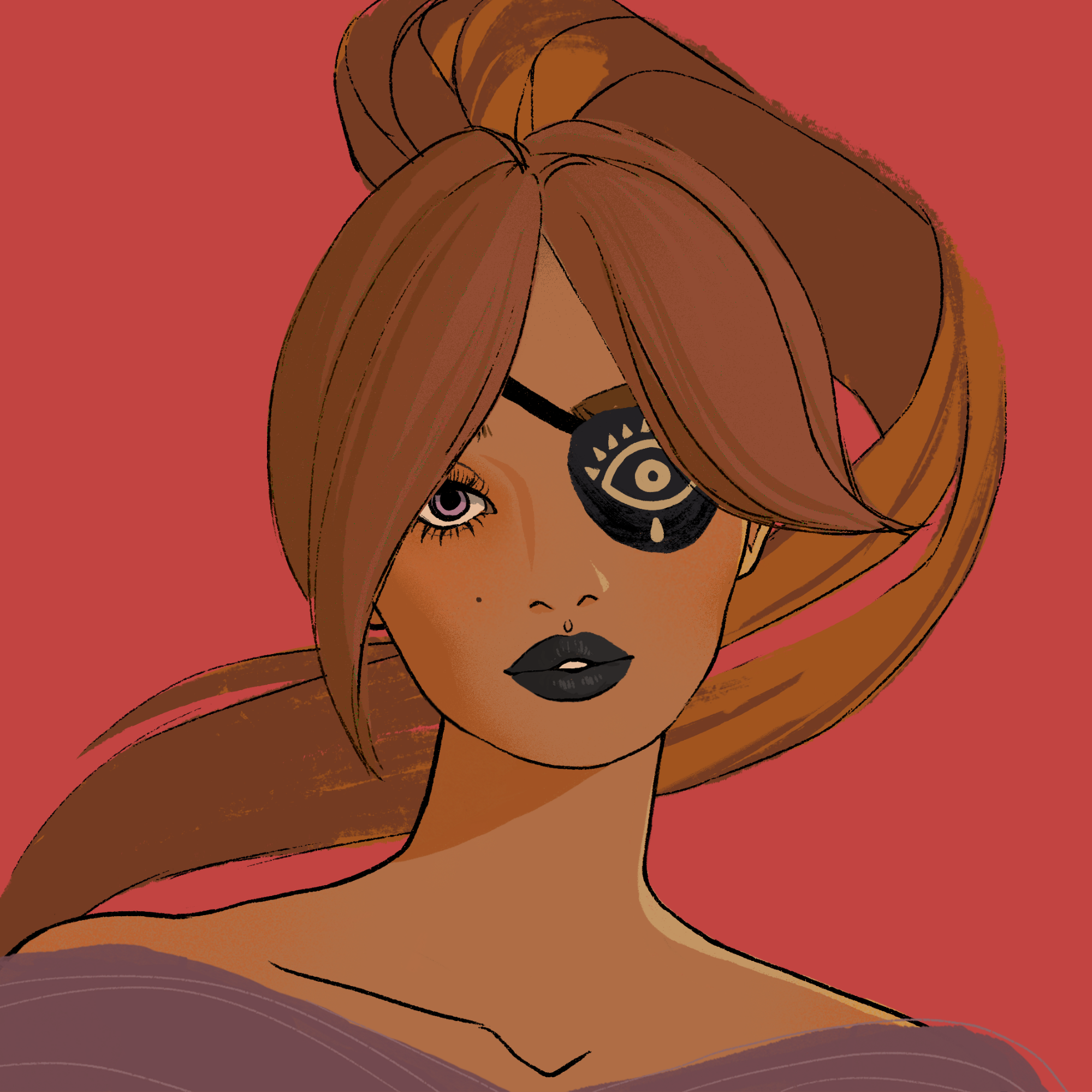 a portrait of Zinnia