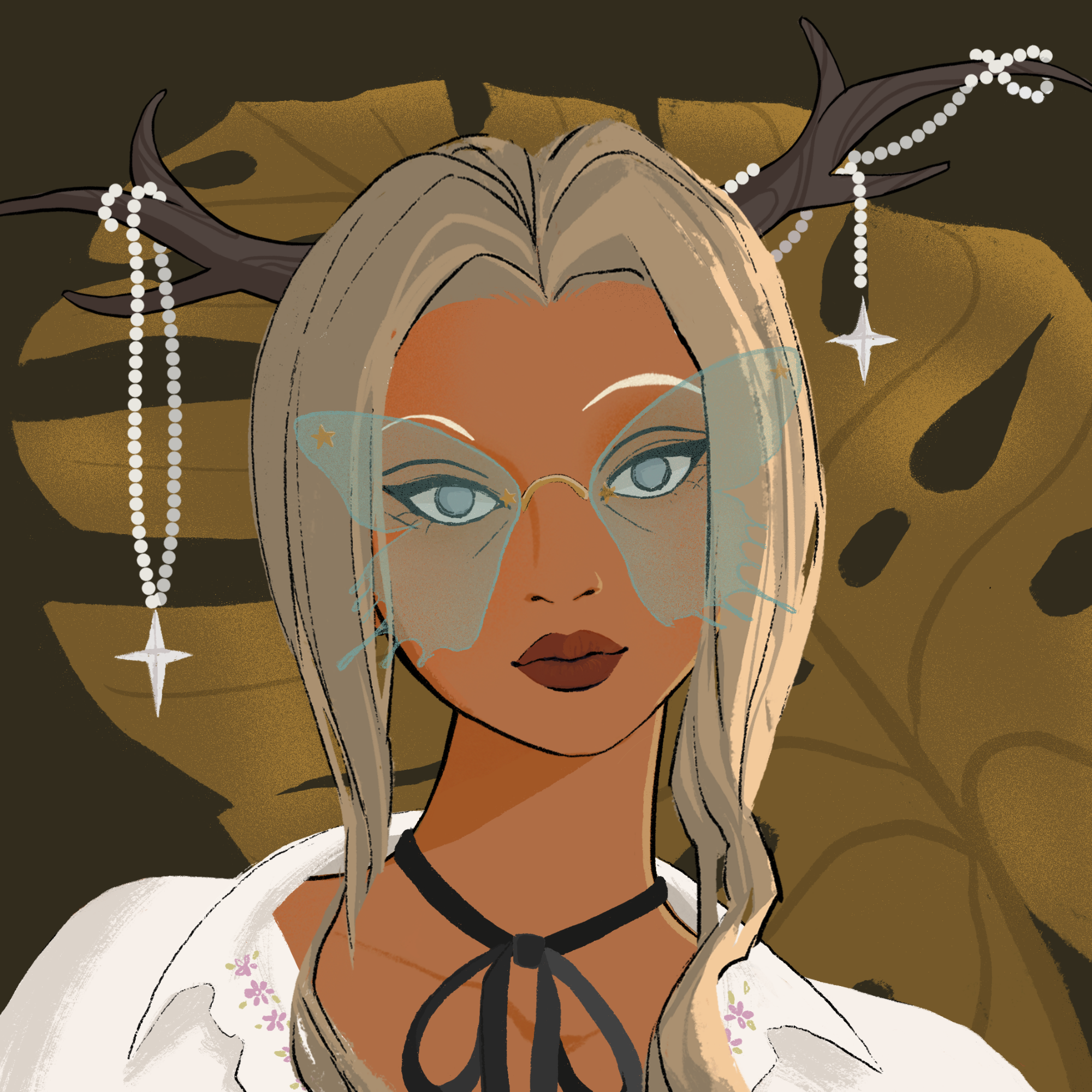 a portrait of Anise, the dusky basket