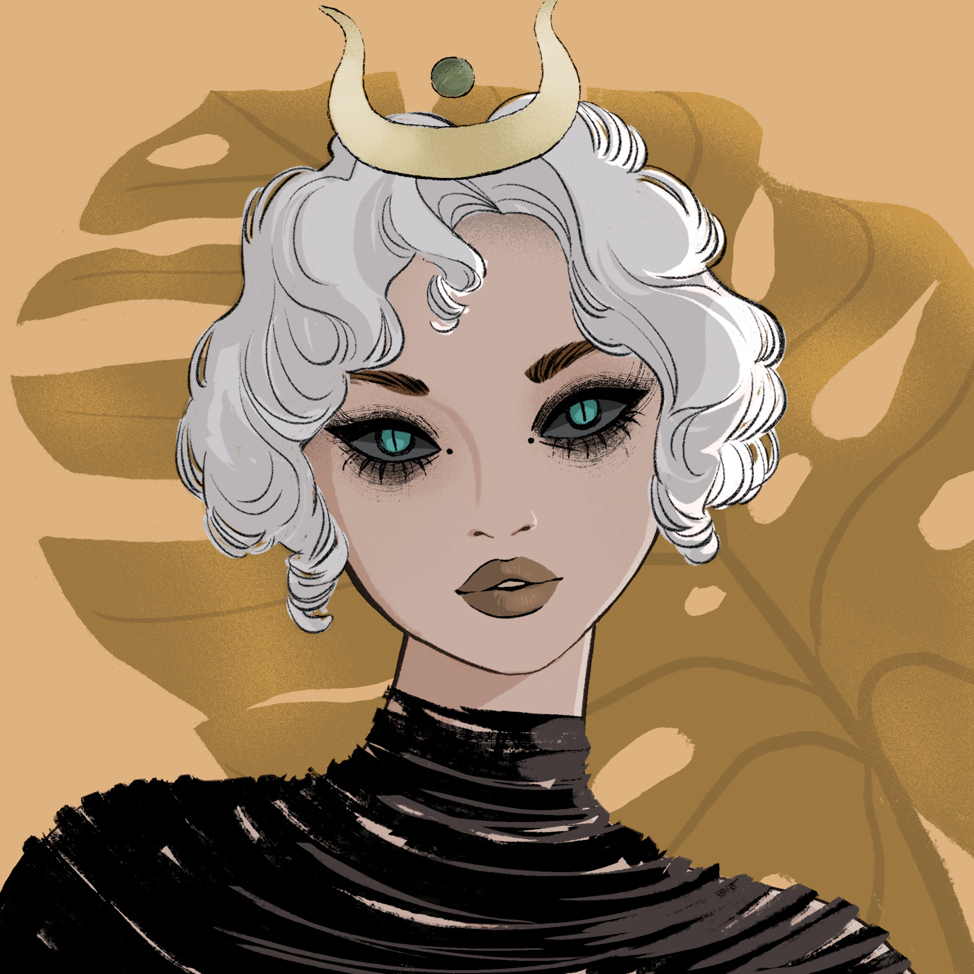 a portrait of Fleur, the sweet nautilus