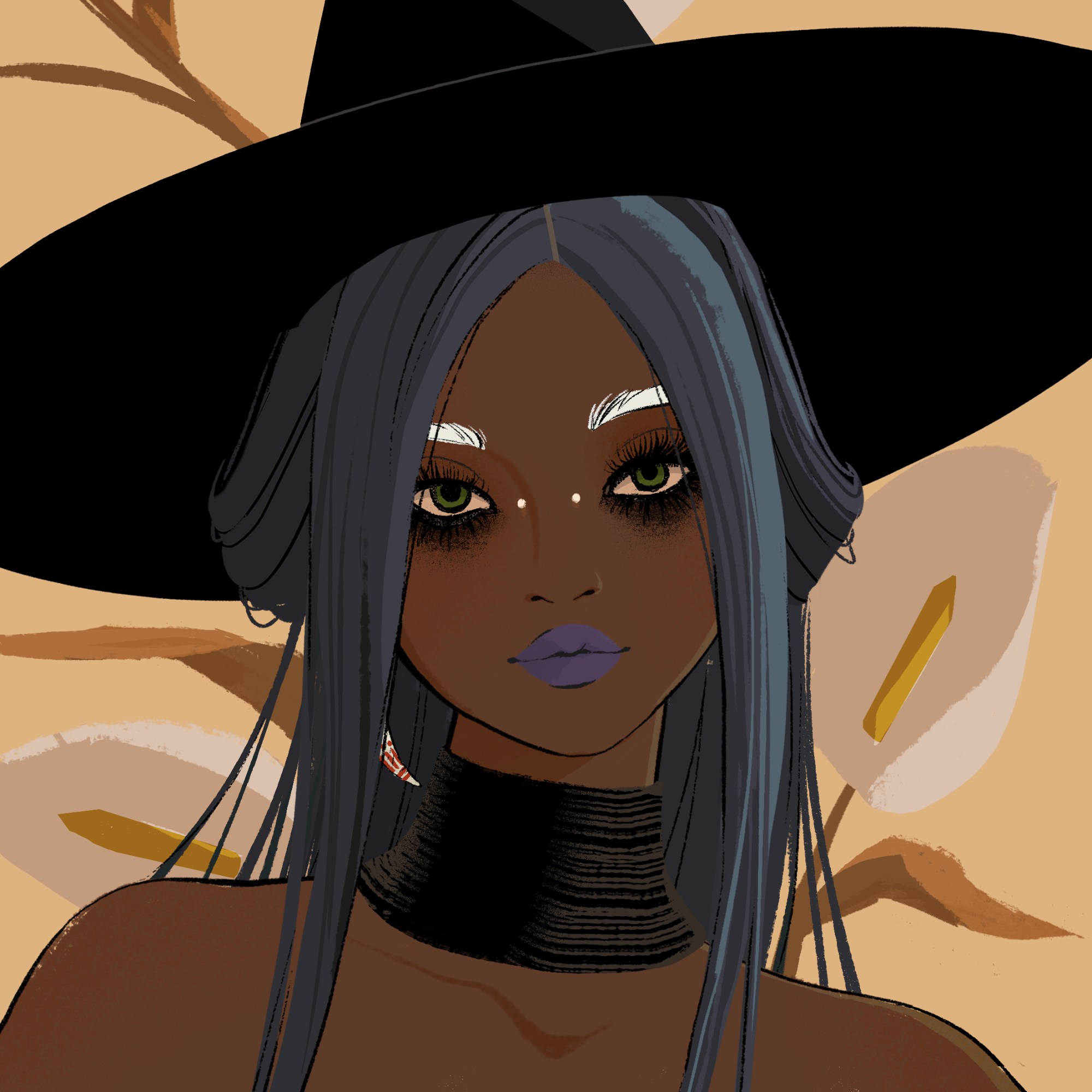a portrait of Saba the raging