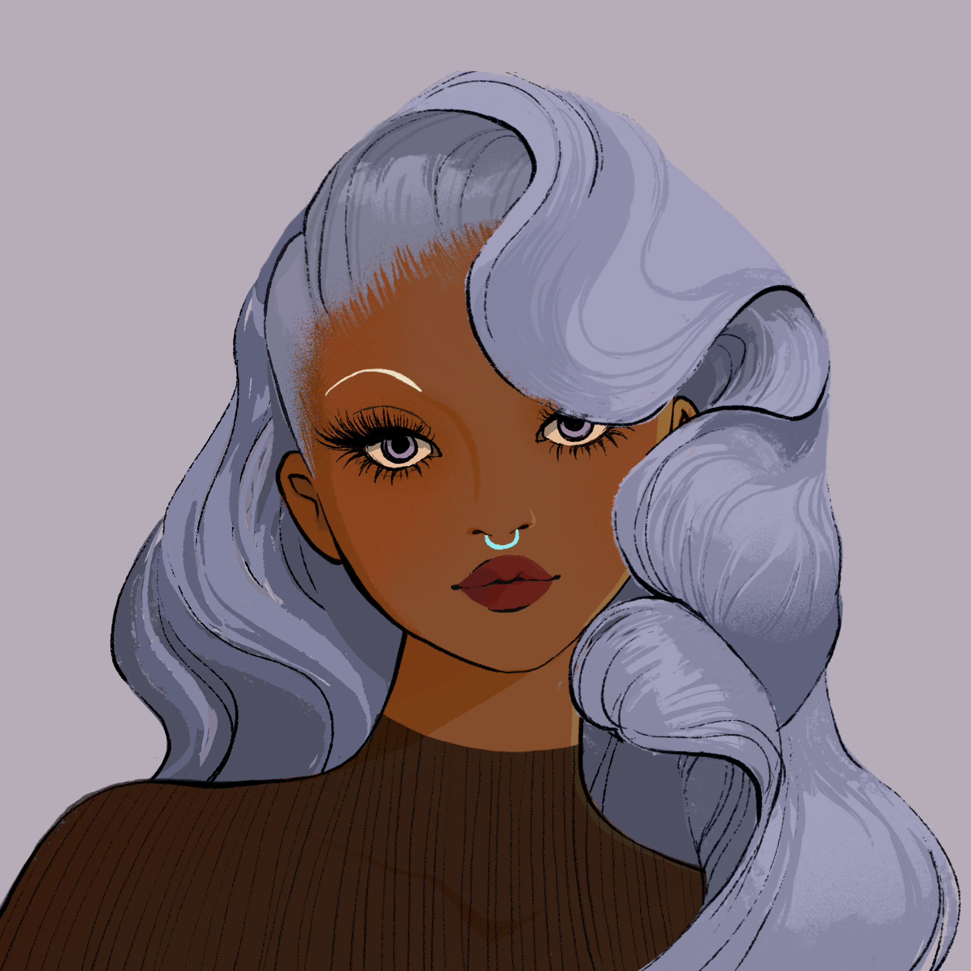 a portrait of Limba, the illimitable hood