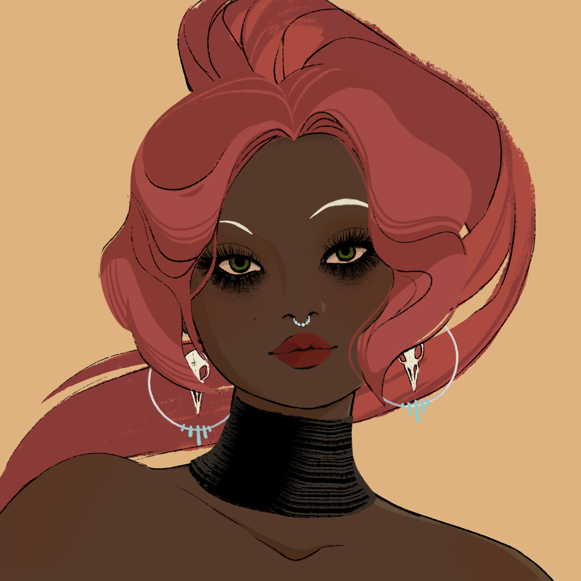 a portrait of Hood the fleshy