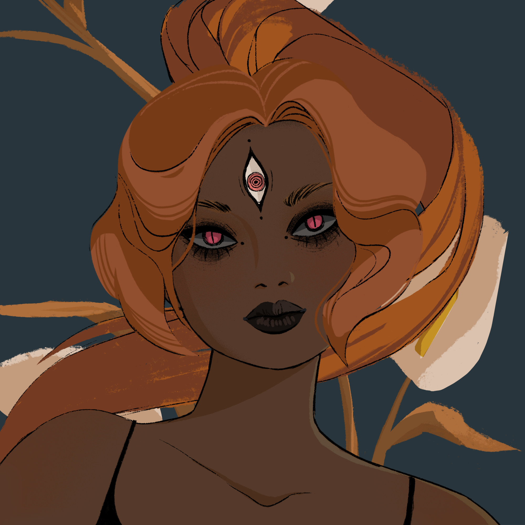 a portrait of Iraya, the mad battering ram
