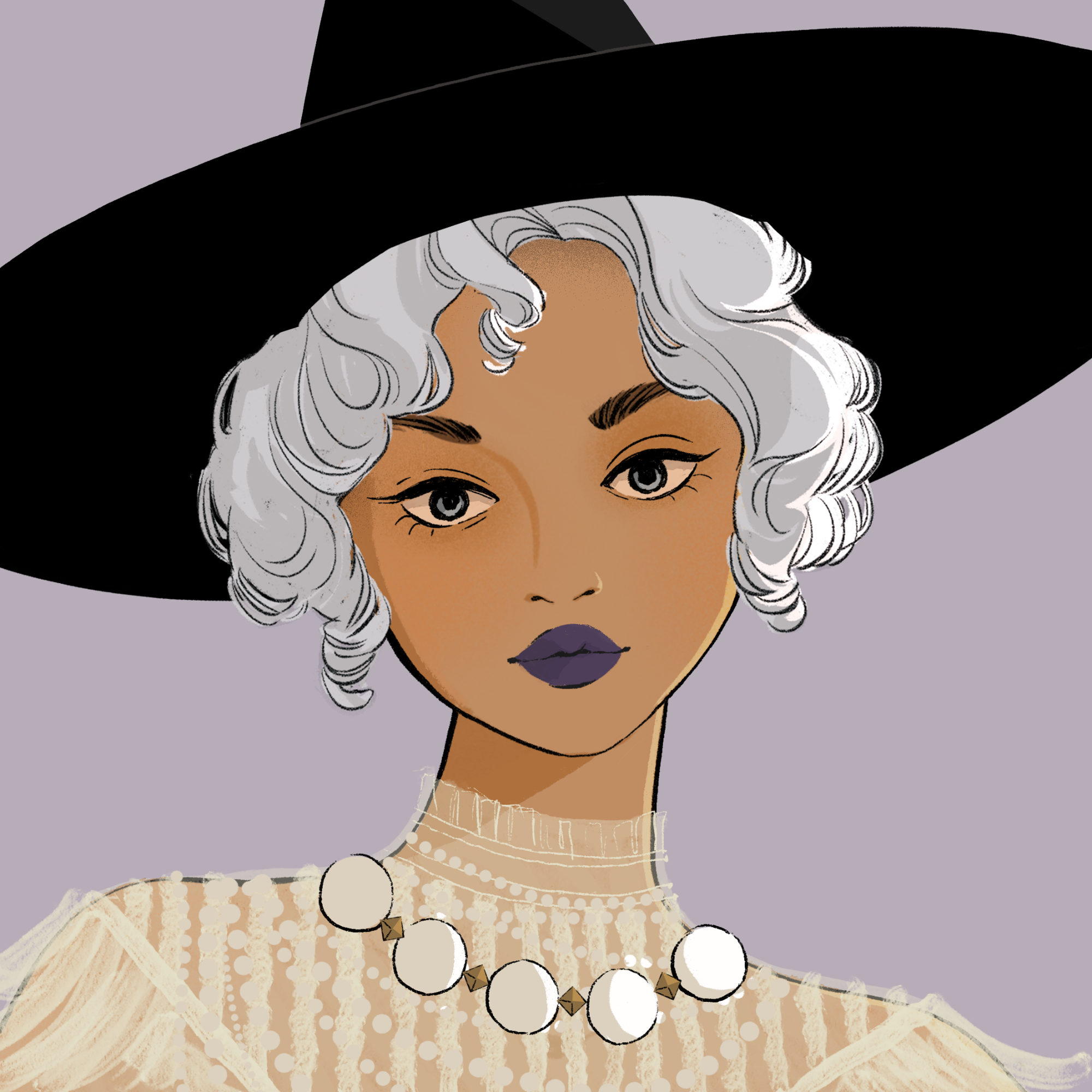 a portrait of Minuet, the well dressed piccolo