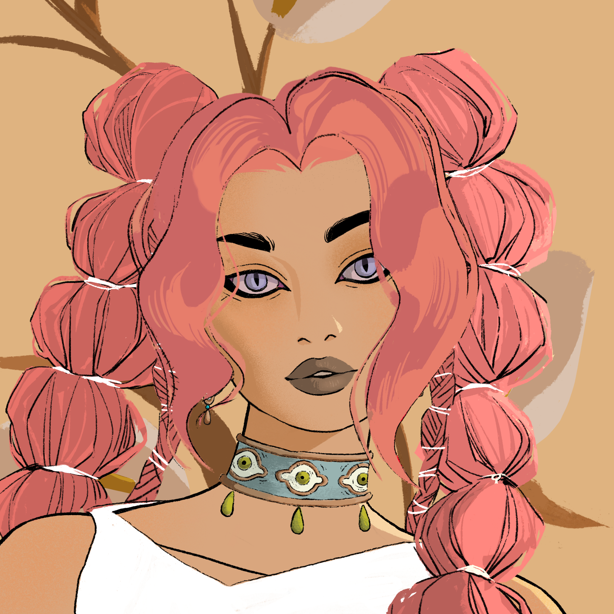 a portrait of Ivy, the twinkling foam