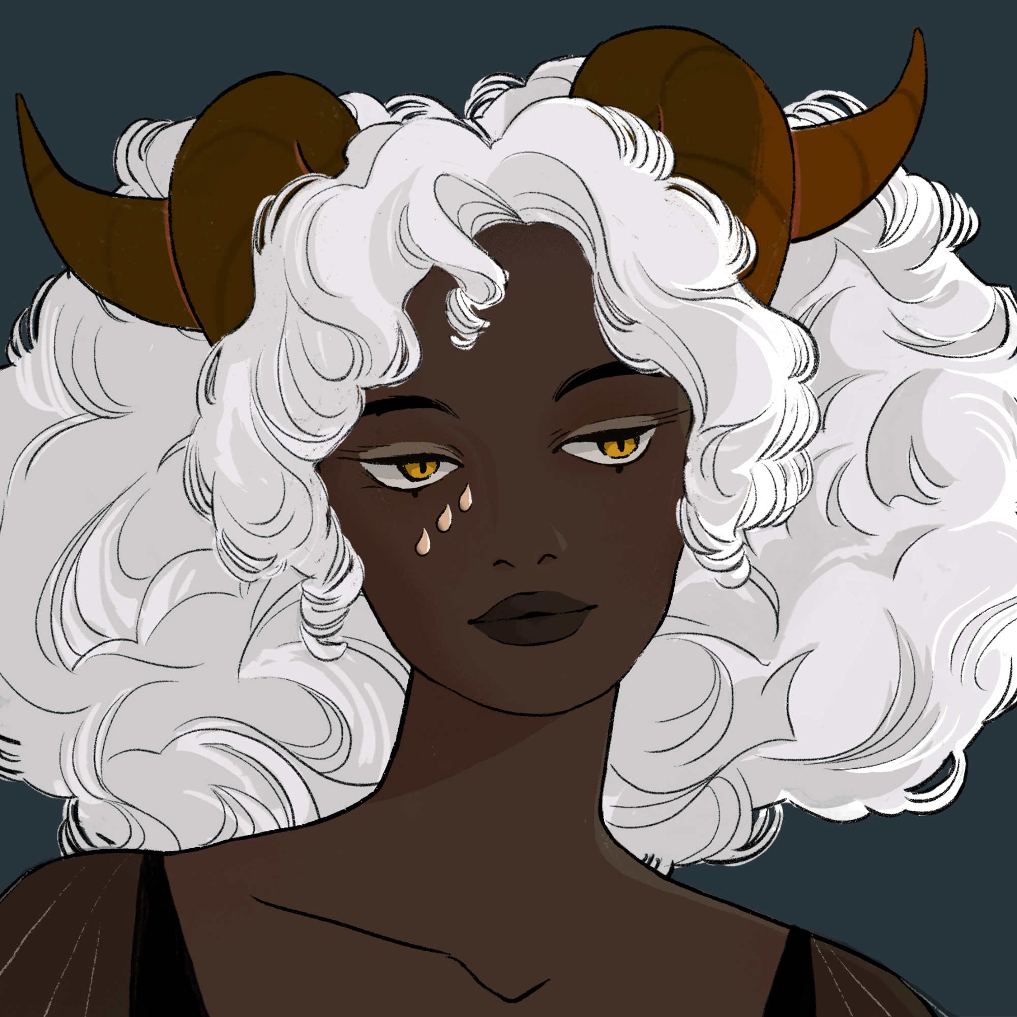 a portrait of Ethyl the dismal