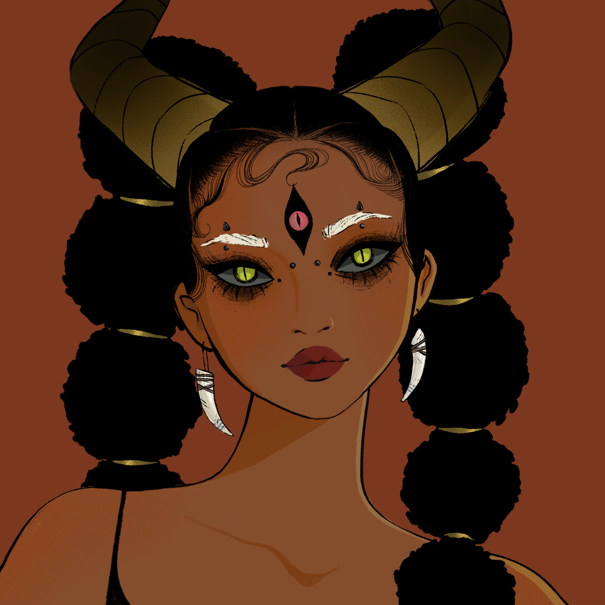 a portrait of Mojanda, the insouciant spark