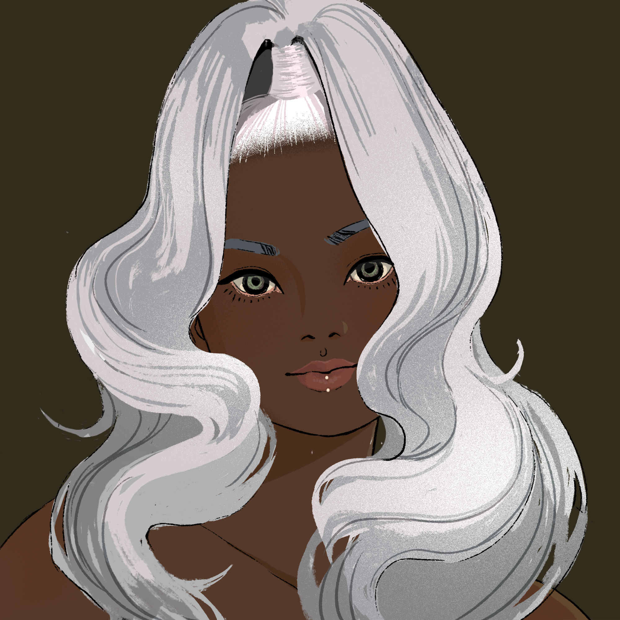 a portrait of Nettle, the flexible mulch