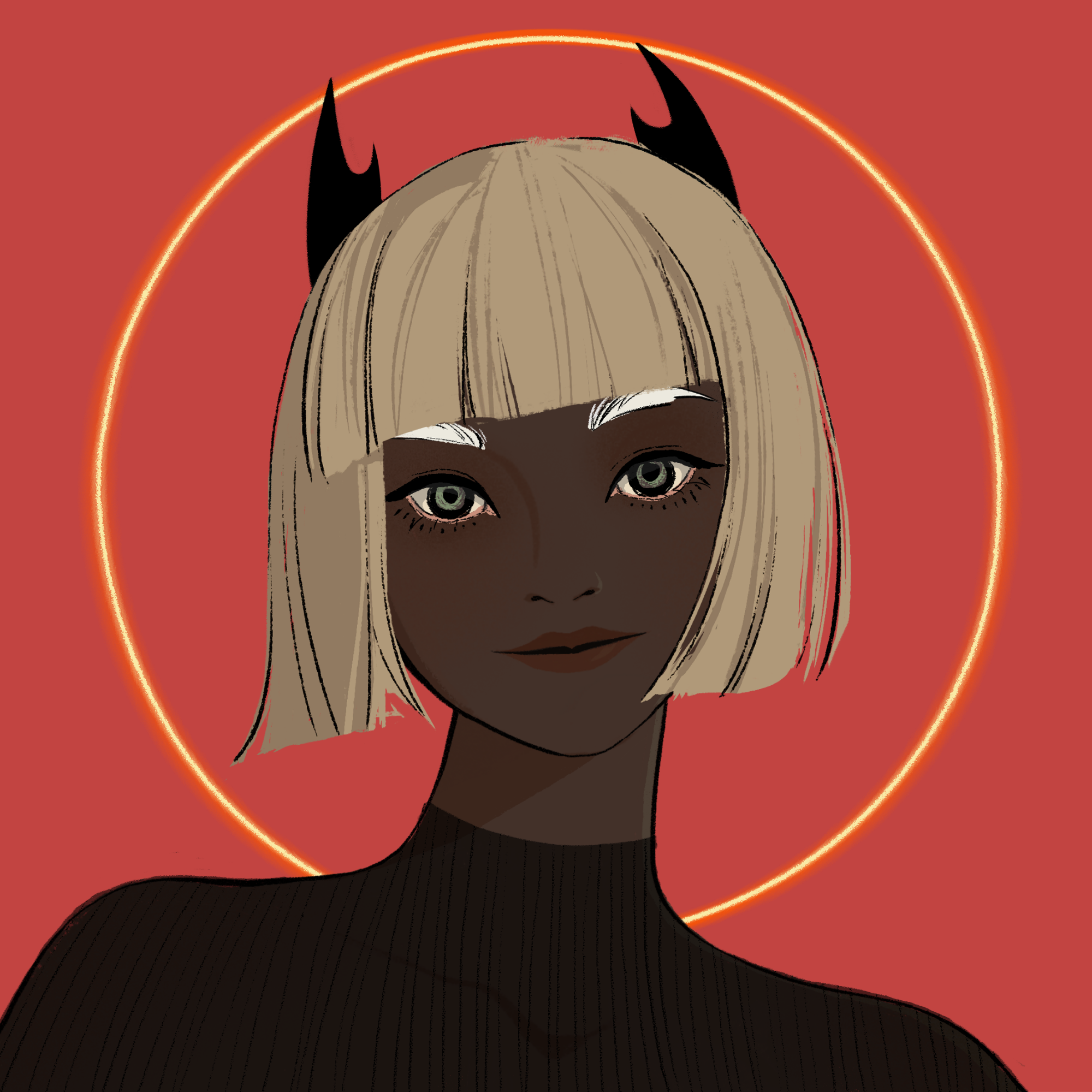 a portrait of Procyon the well-read