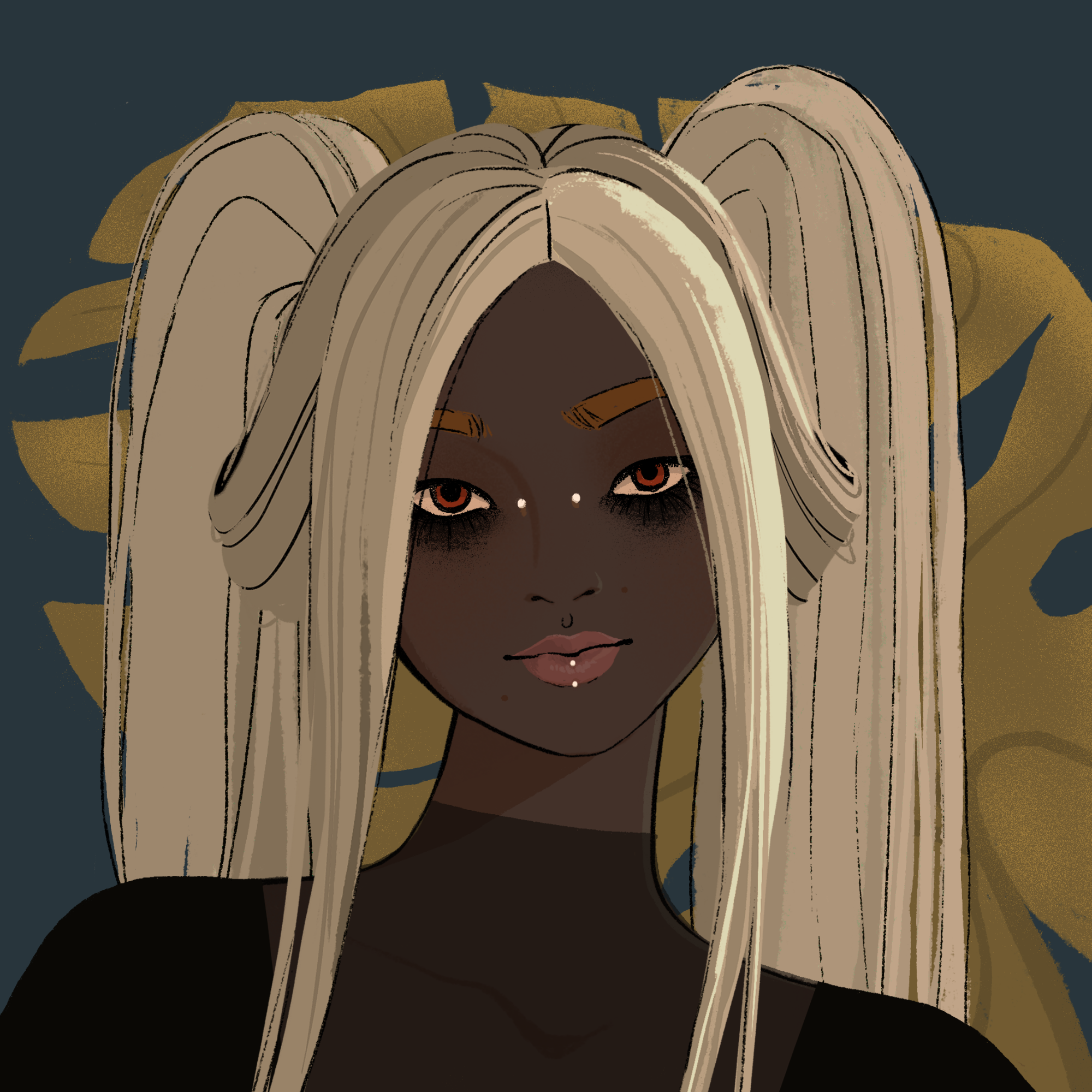 a portrait of Limba, the solemn dagger