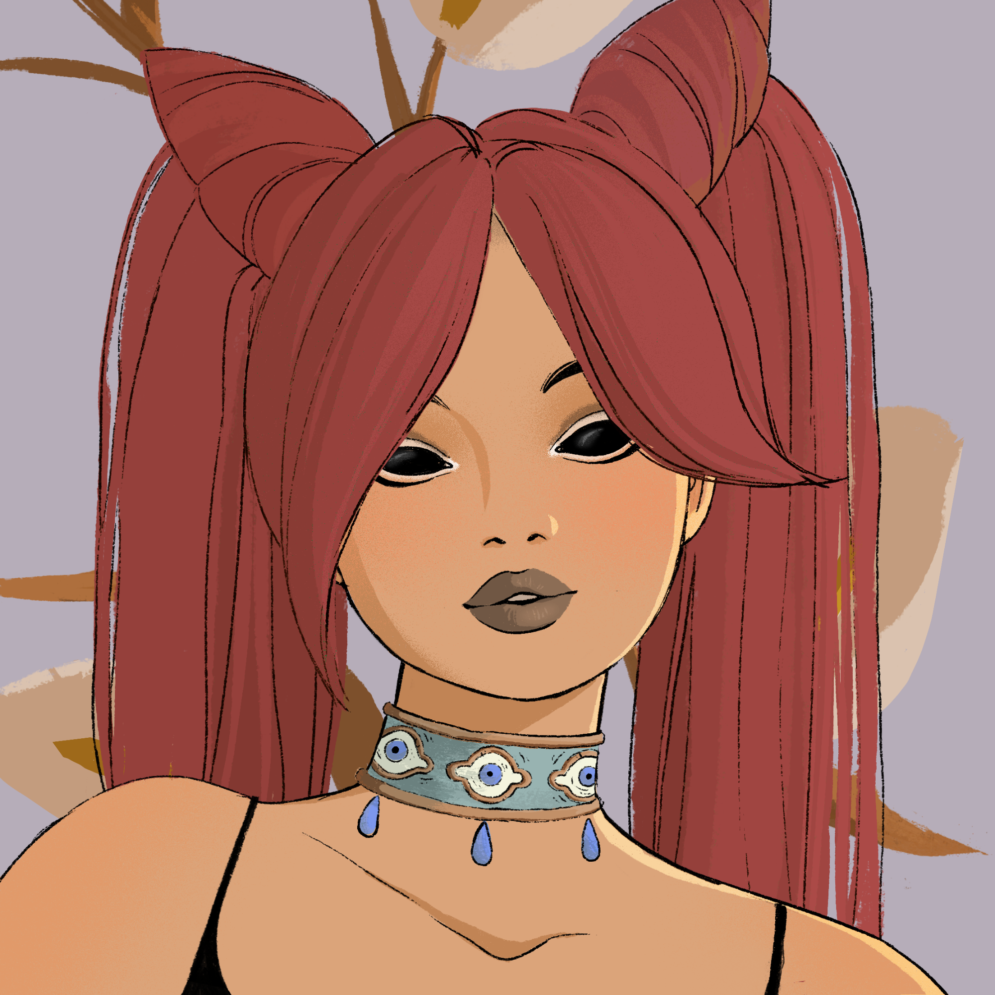 a portrait of Olive, the gentle sunrise