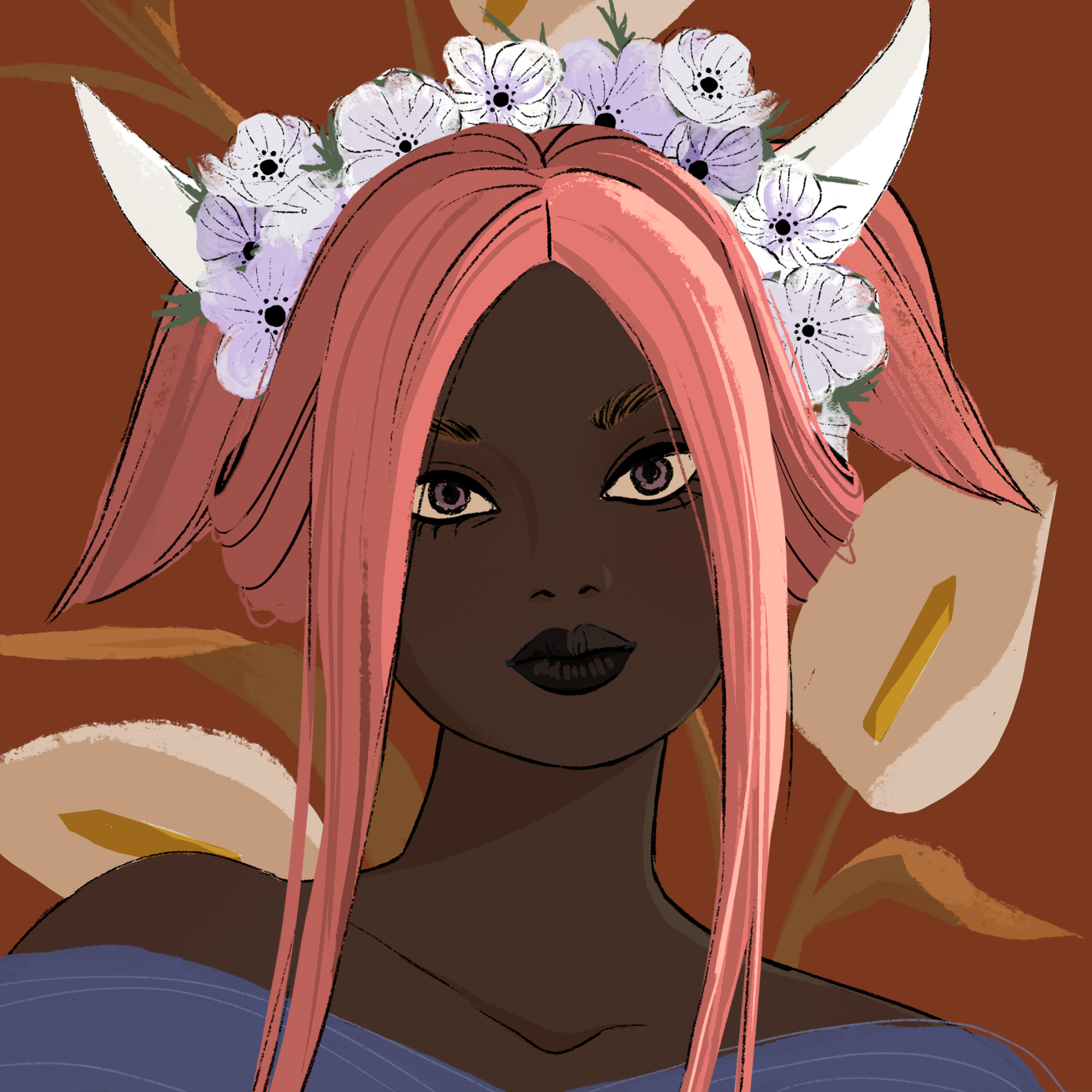 a portrait of Anise bucket