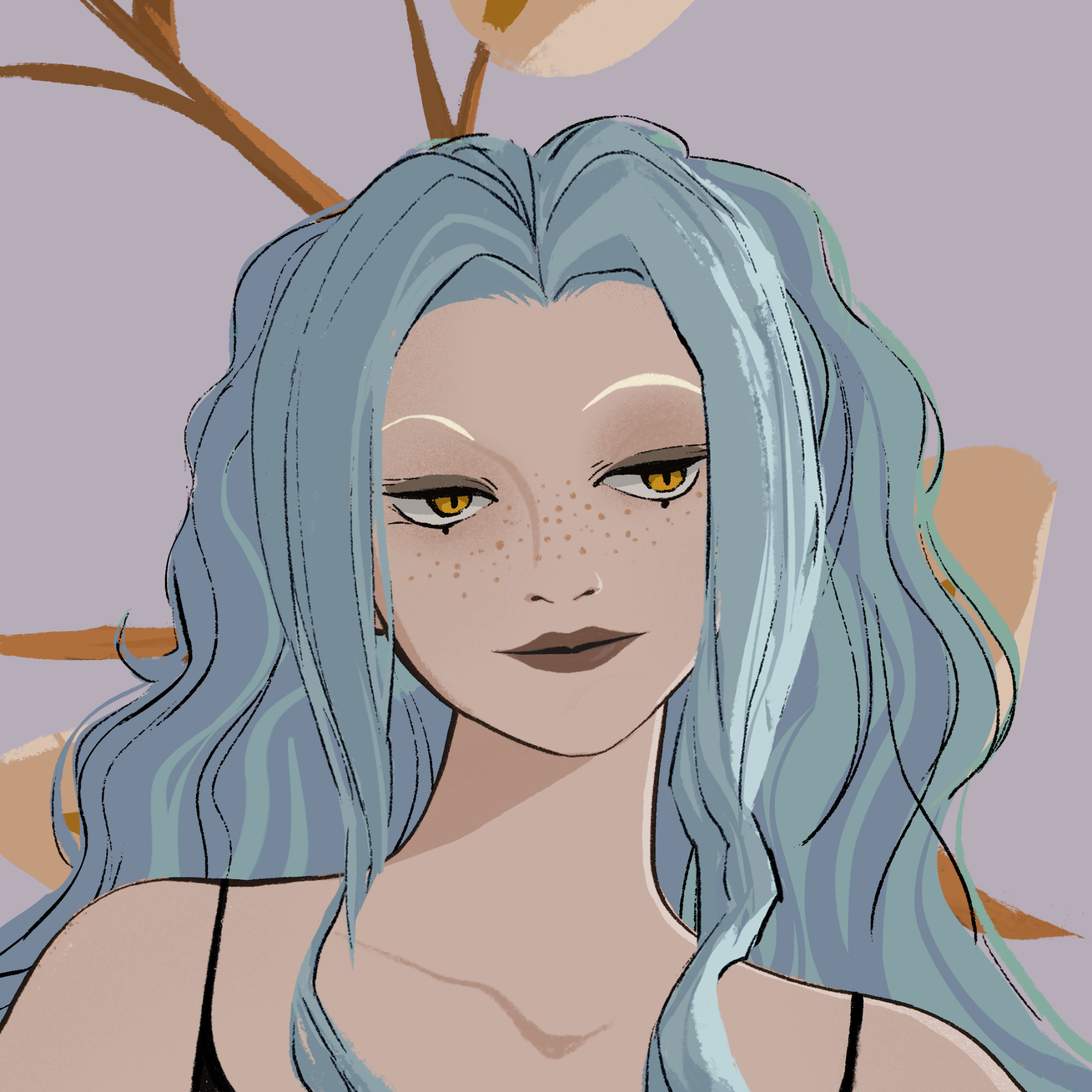 a portrait of Champignon, the gnarled pasture