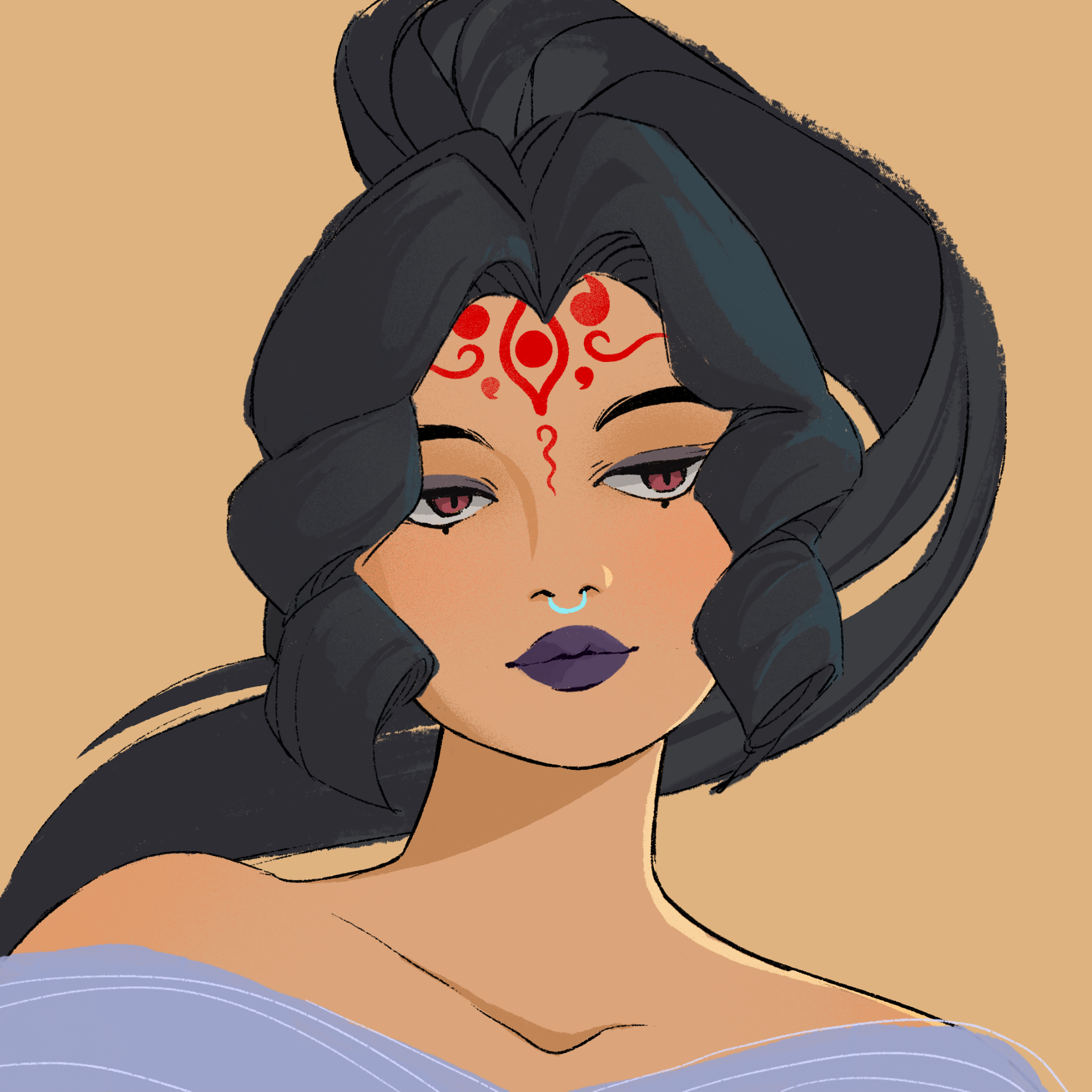 a portrait of Nectarine, the true sea star