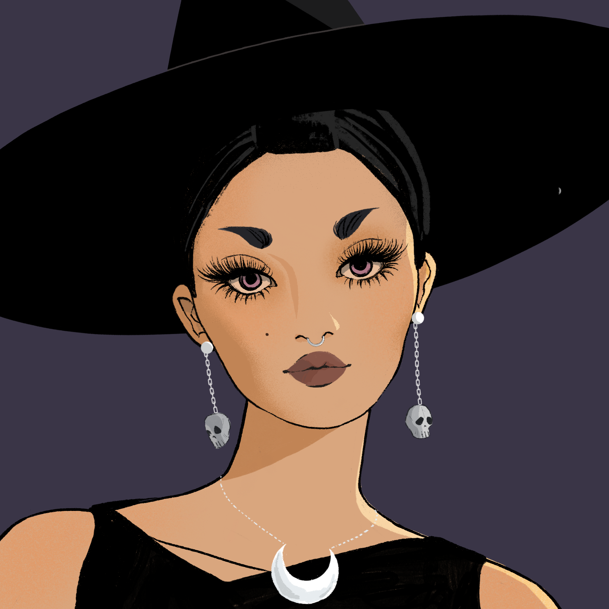 a portrait of Lissamine the quiet