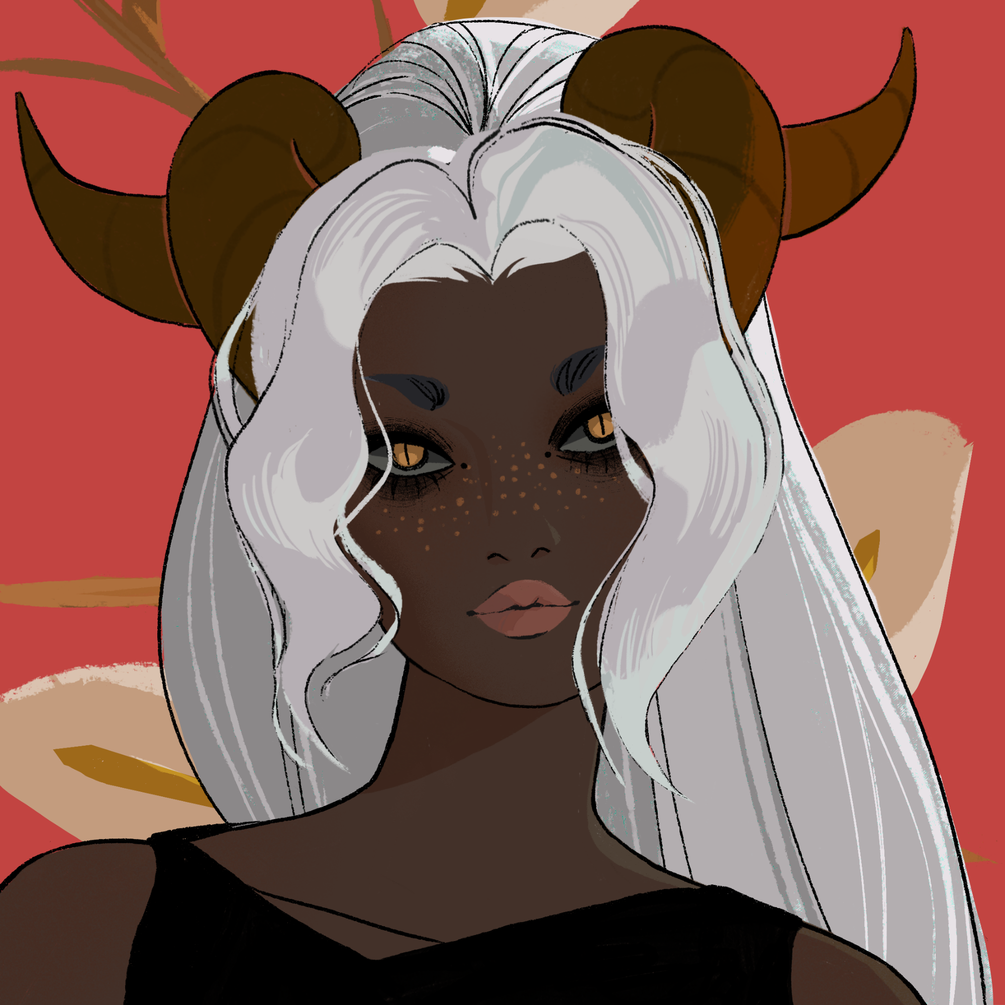 a portrait of Mahogany, the malevolent plane