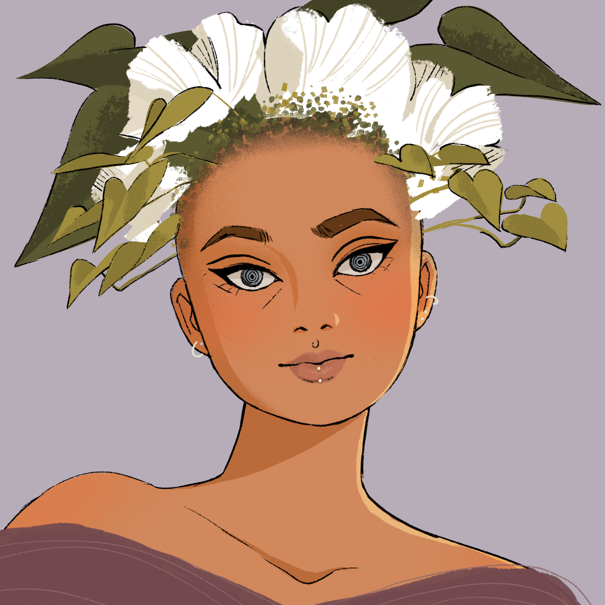 a portrait of Garlic the tangled