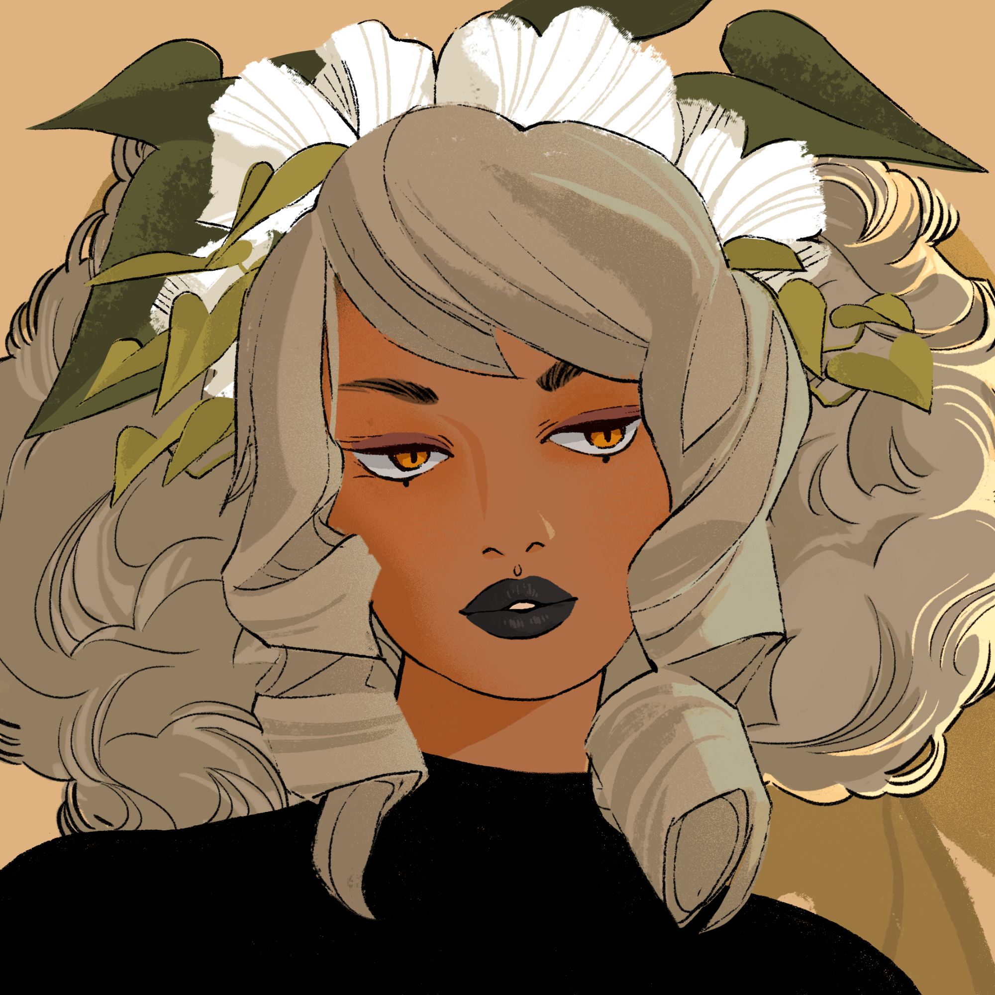 a portrait of Spinach of the wilds