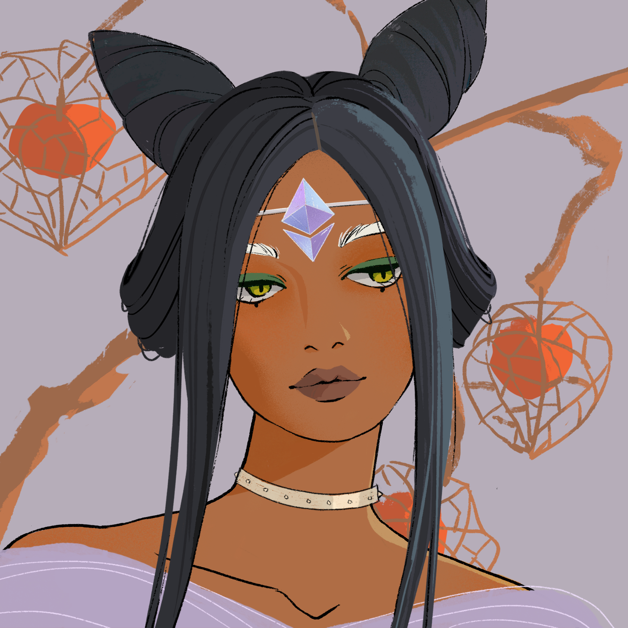 a portrait of Lace, the alluring cymbal