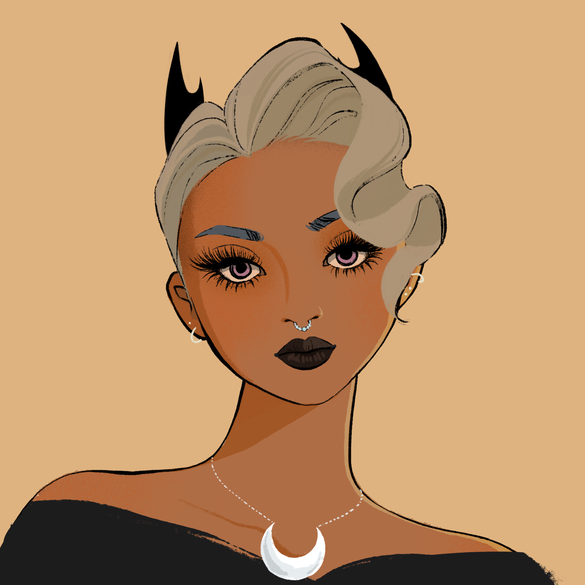 a portrait of Afzelia vigil