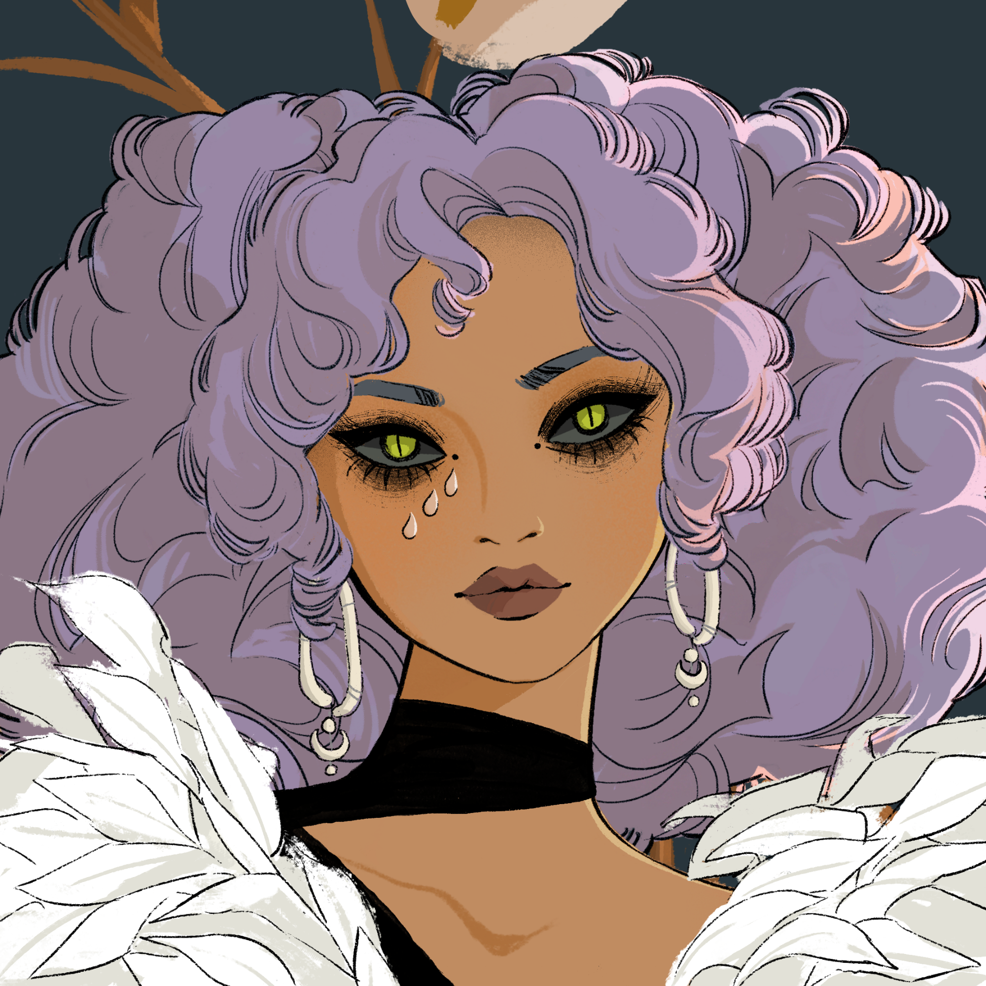 a portrait of Francium of the void