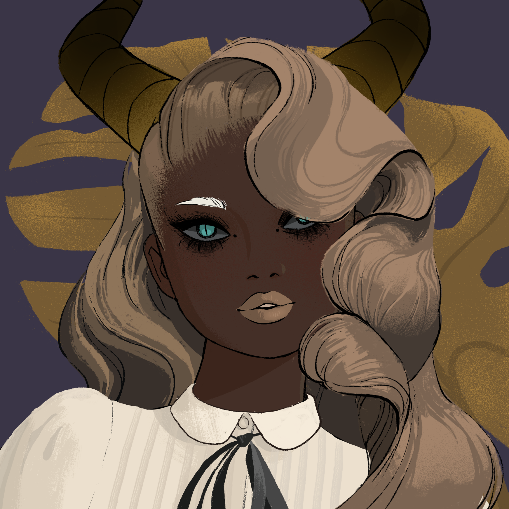 a portrait of Dysprosium the elegant
