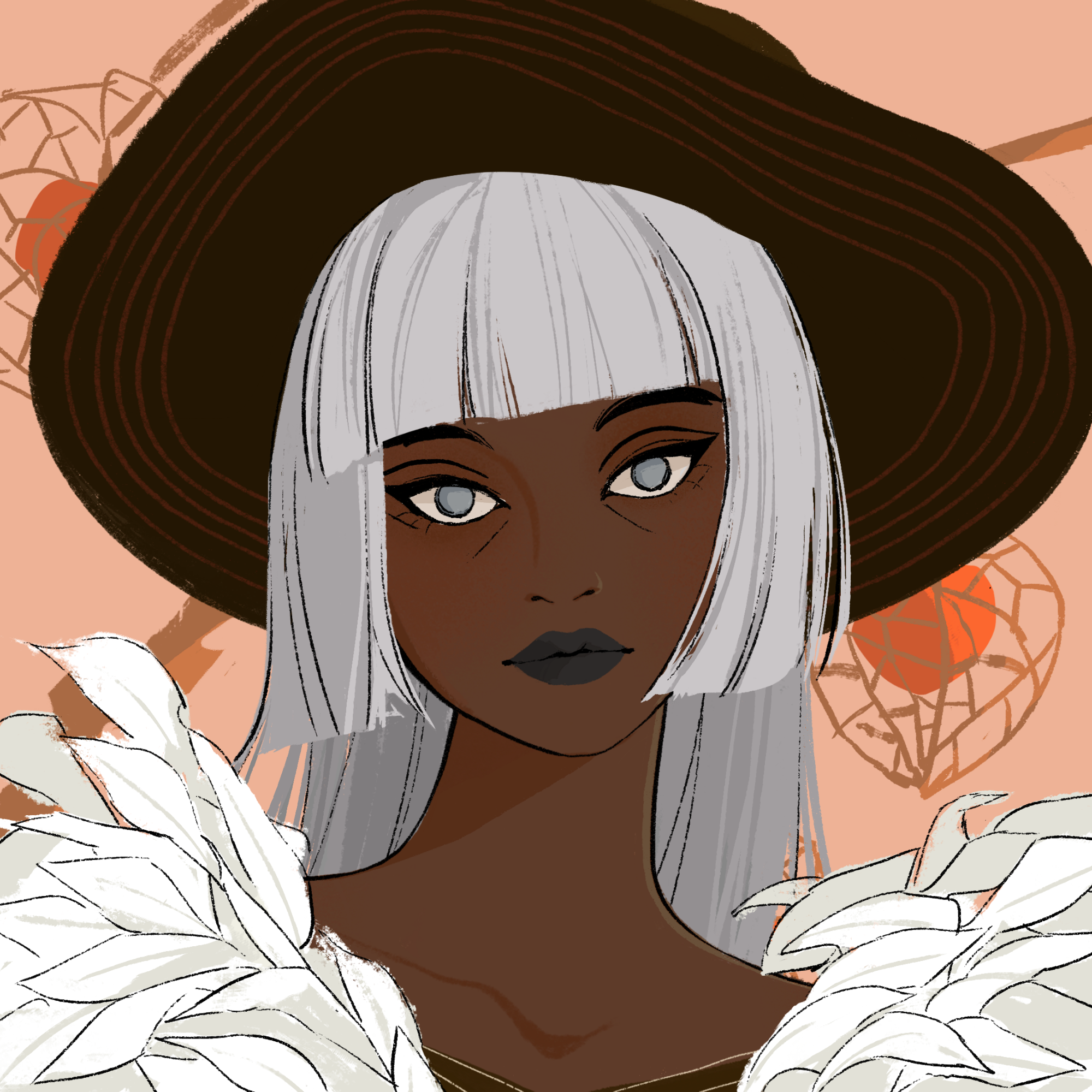 a portrait of Persimmon of the void