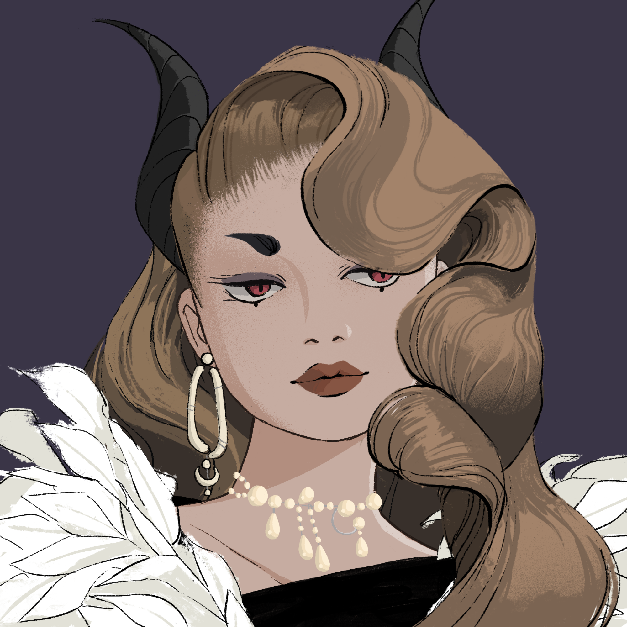 a portrait of Agba, the wicked oblivion