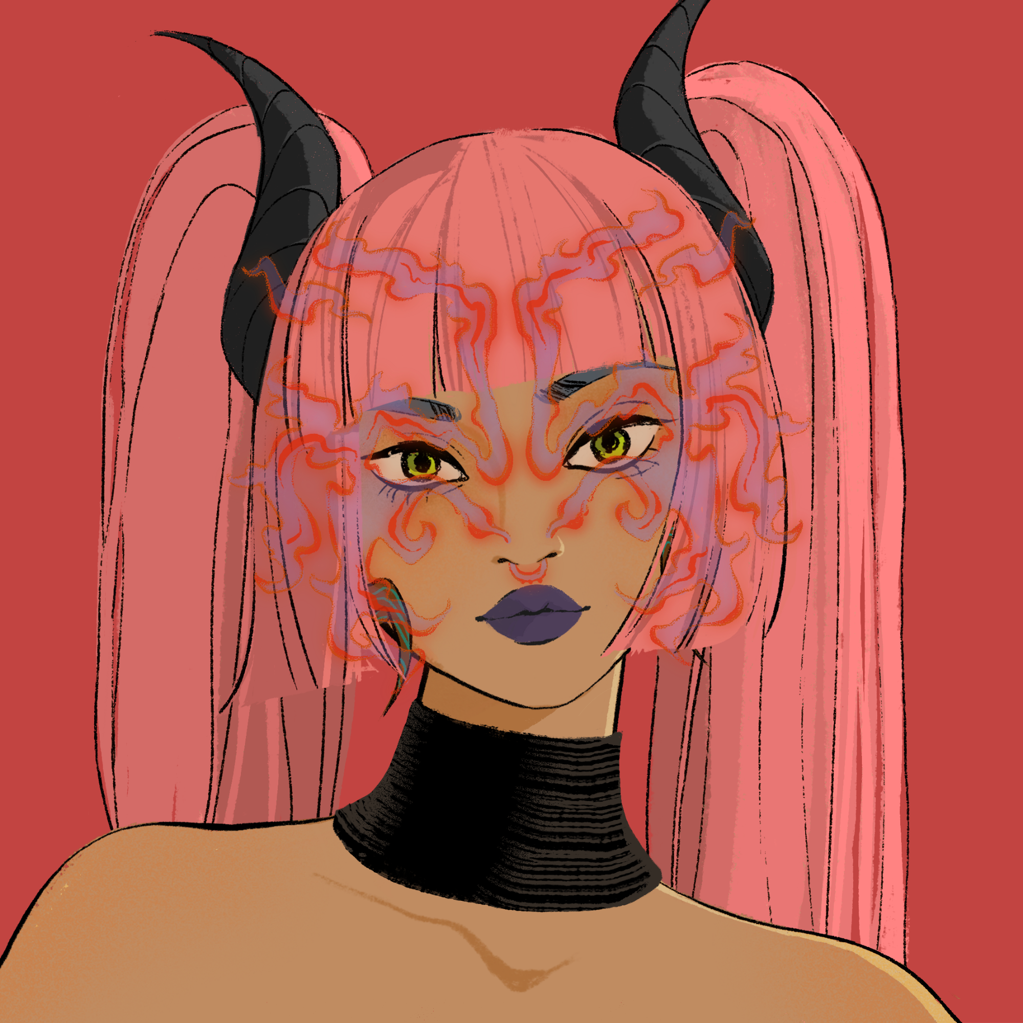 a portrait of Cyclone, the insouciant sleet