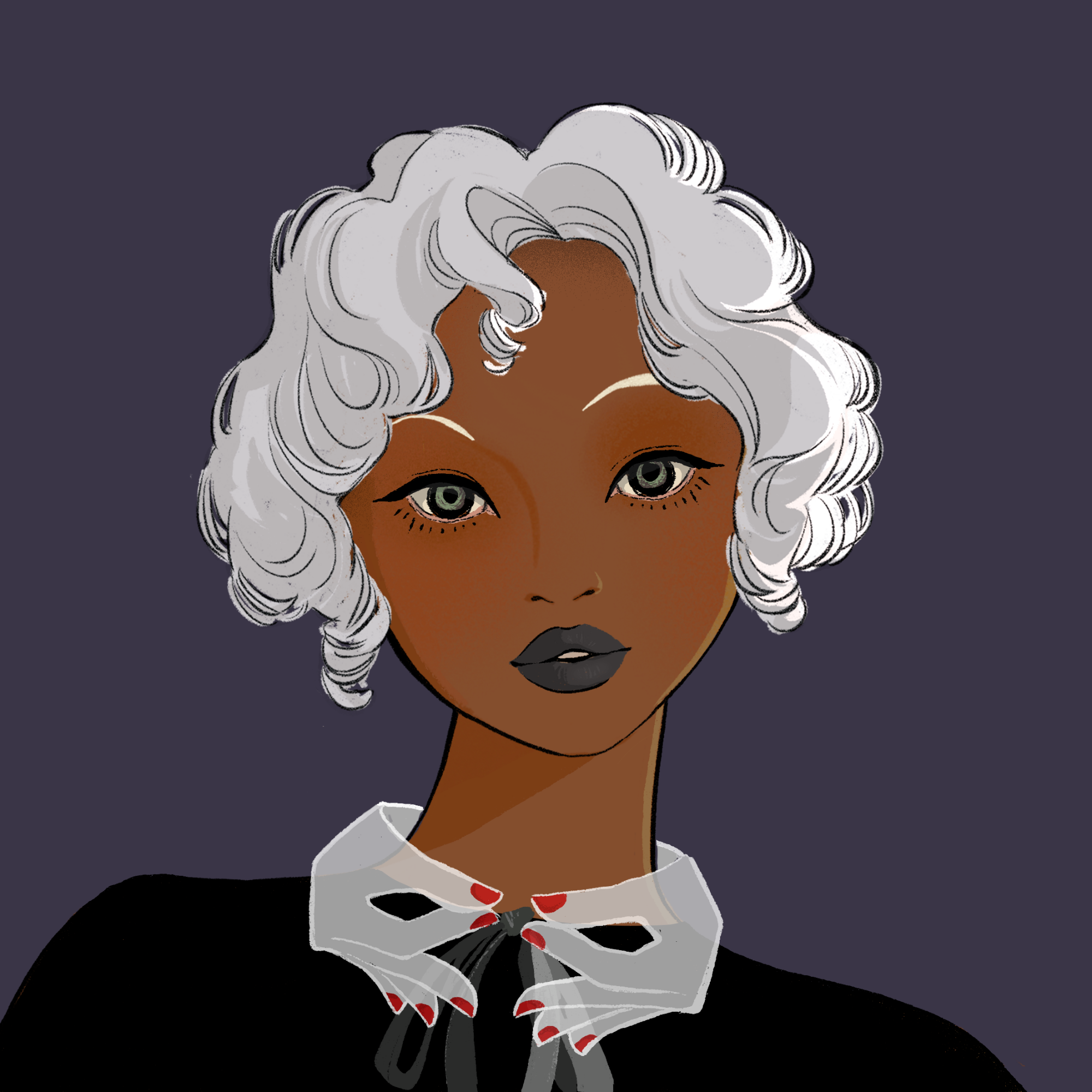 a portrait of Willow, the sophisticated plague