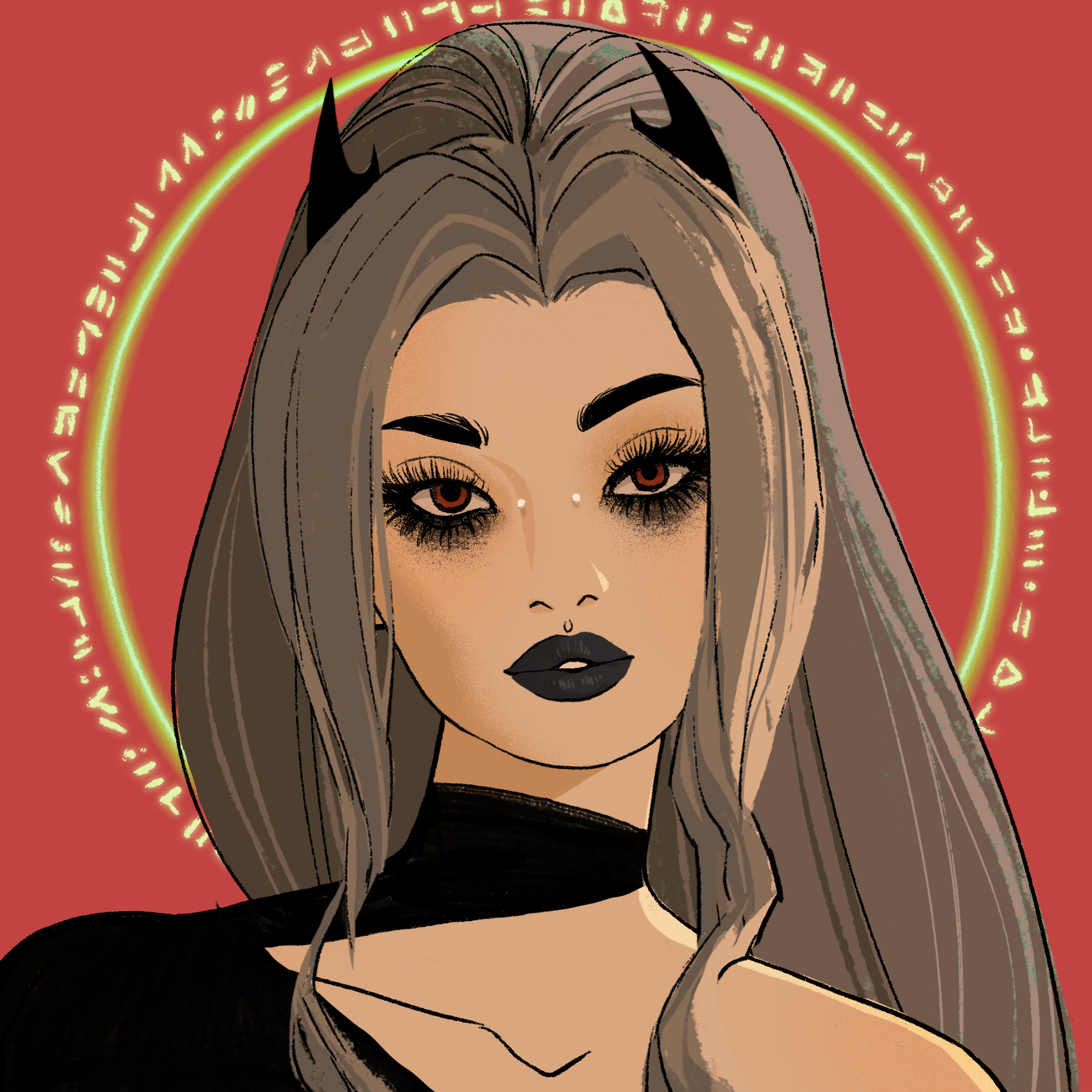 a portrait of Mensa the linear