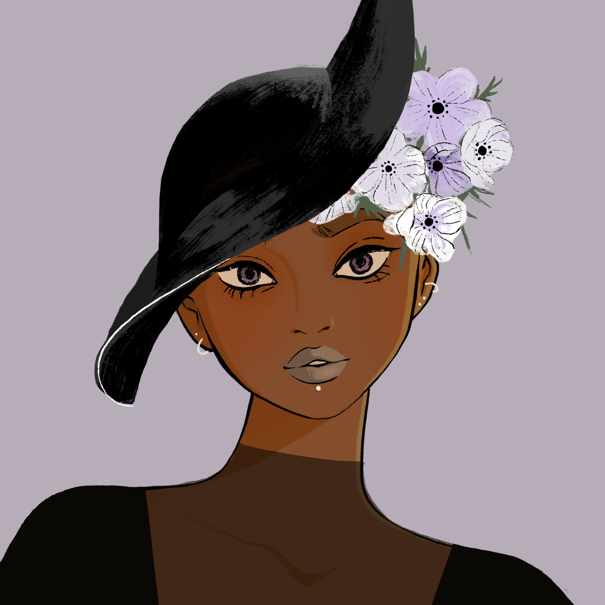 a portrait of Zingana, the formidable ghost