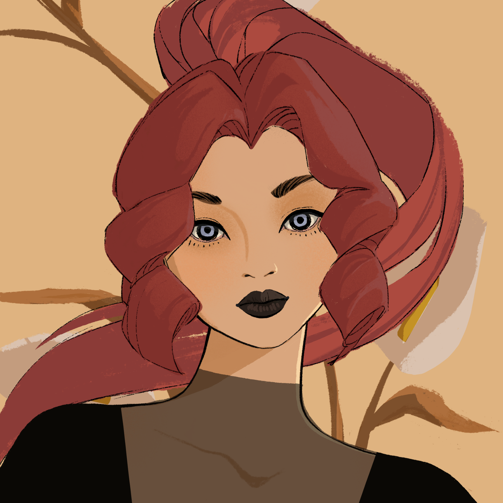 a portrait of Crone almond