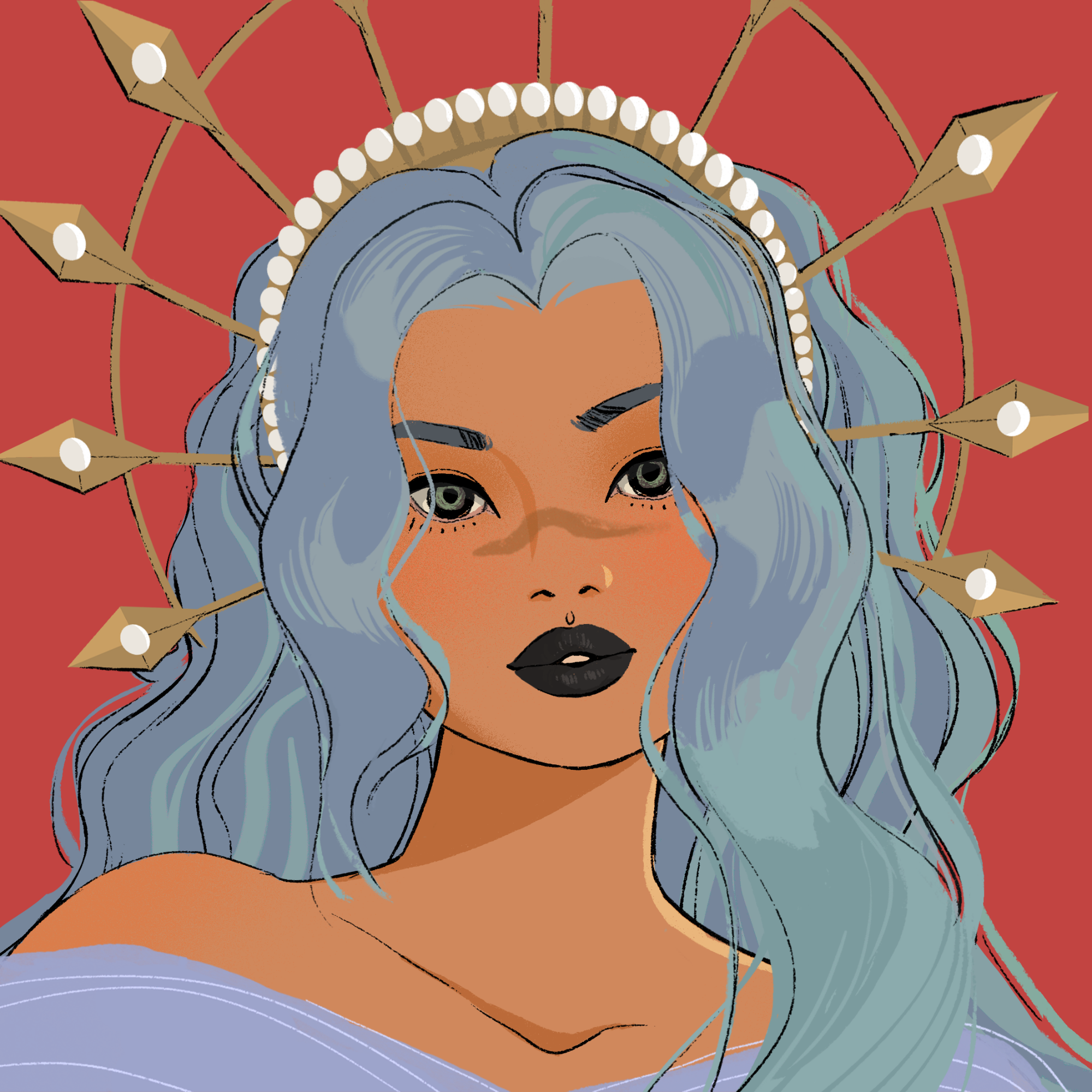 a portrait of Taffeta the infamous