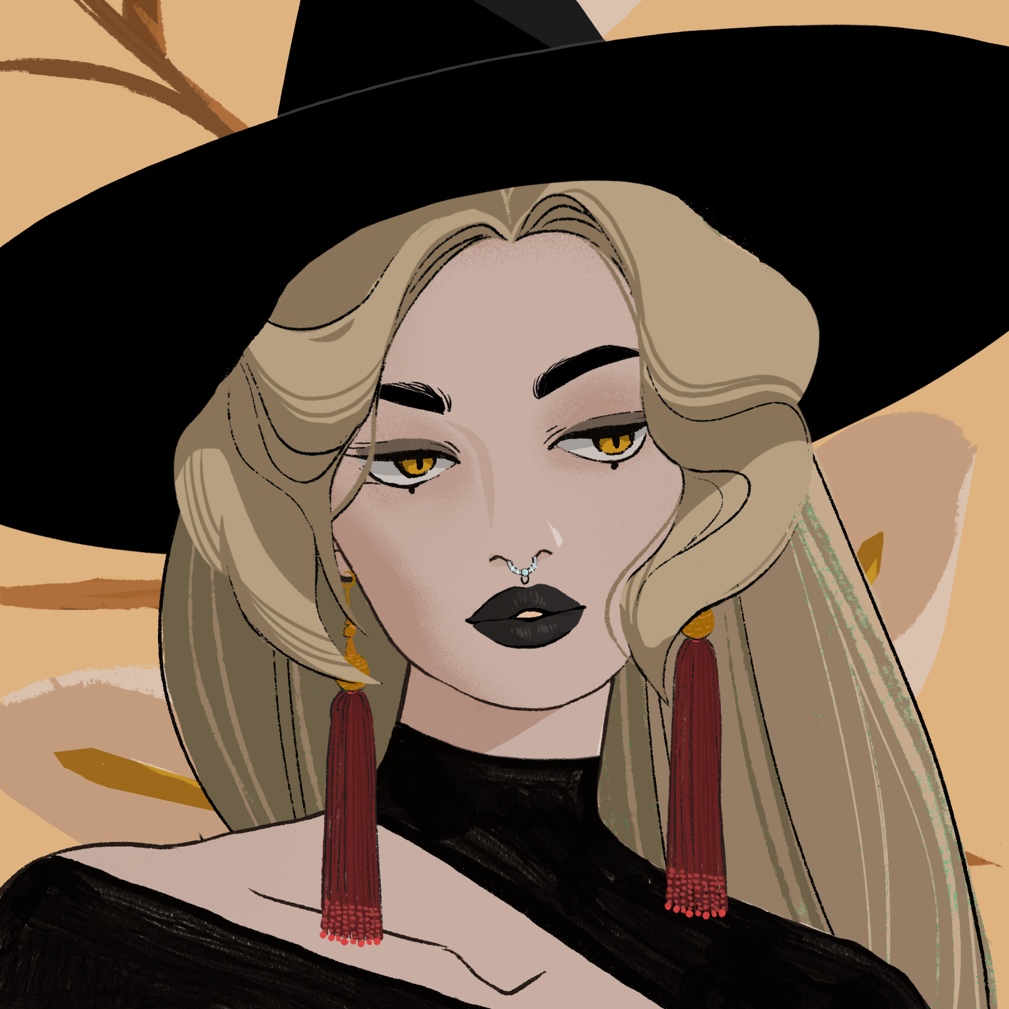 a portrait of Mademoiselle morganite