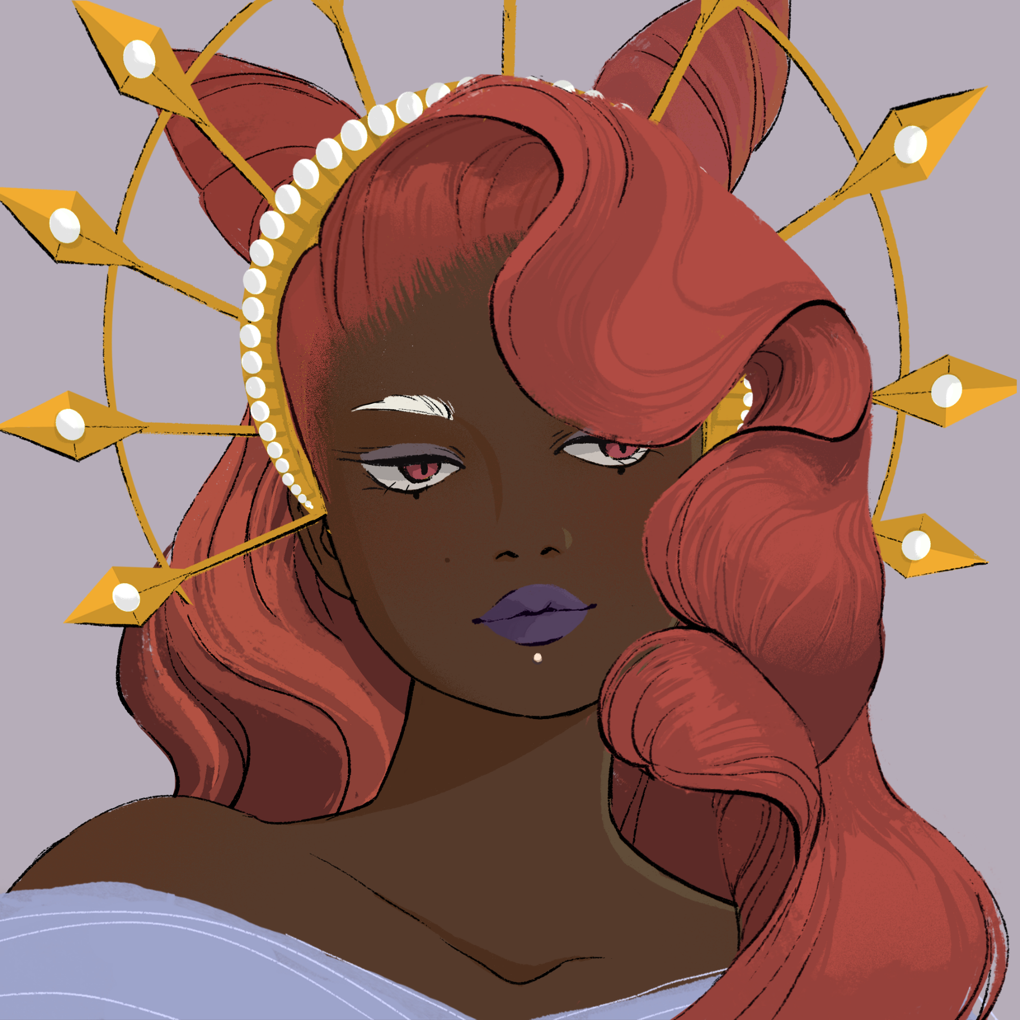 a portrait of Ylang-ylang, the dazzling braid