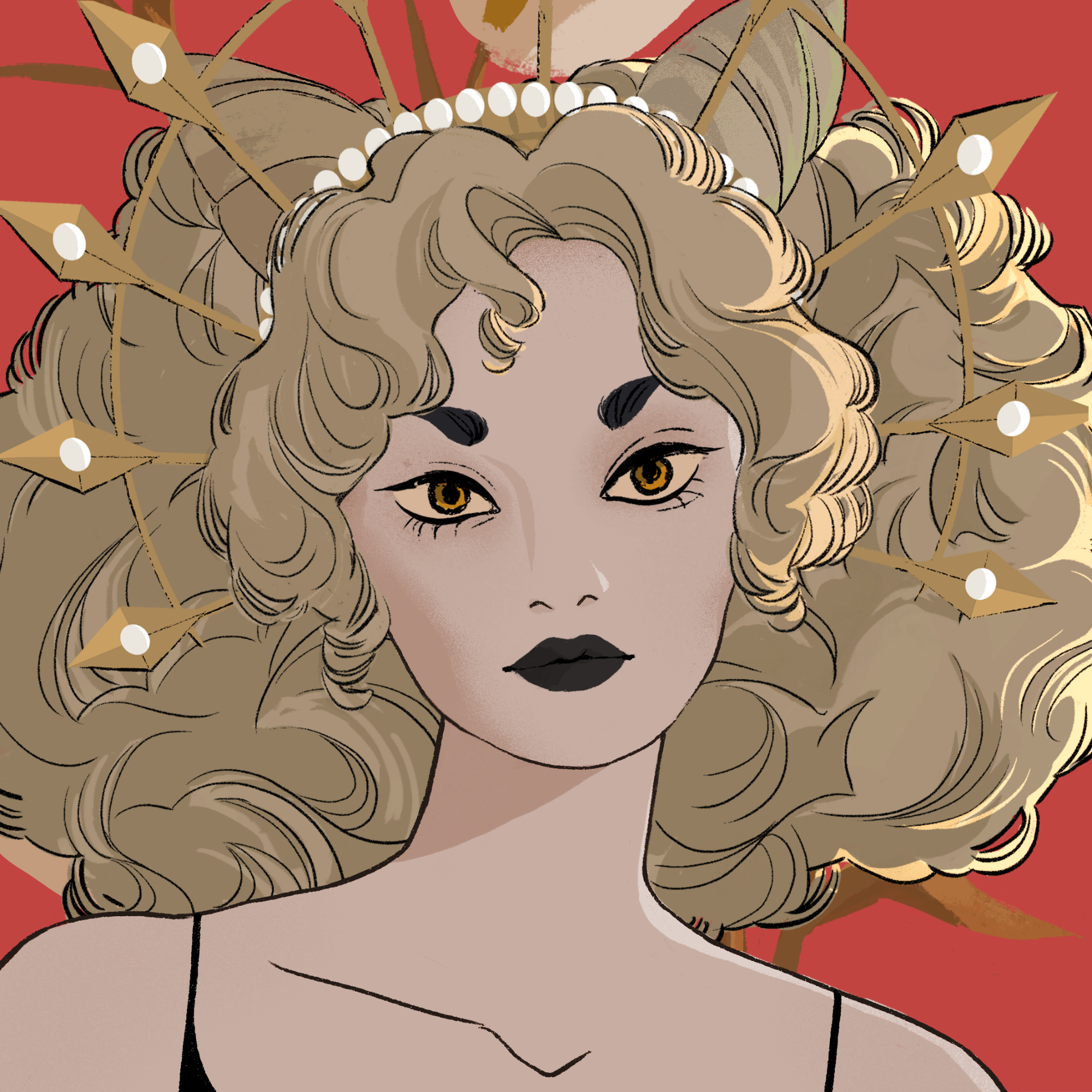 a portrait of Lady trinket