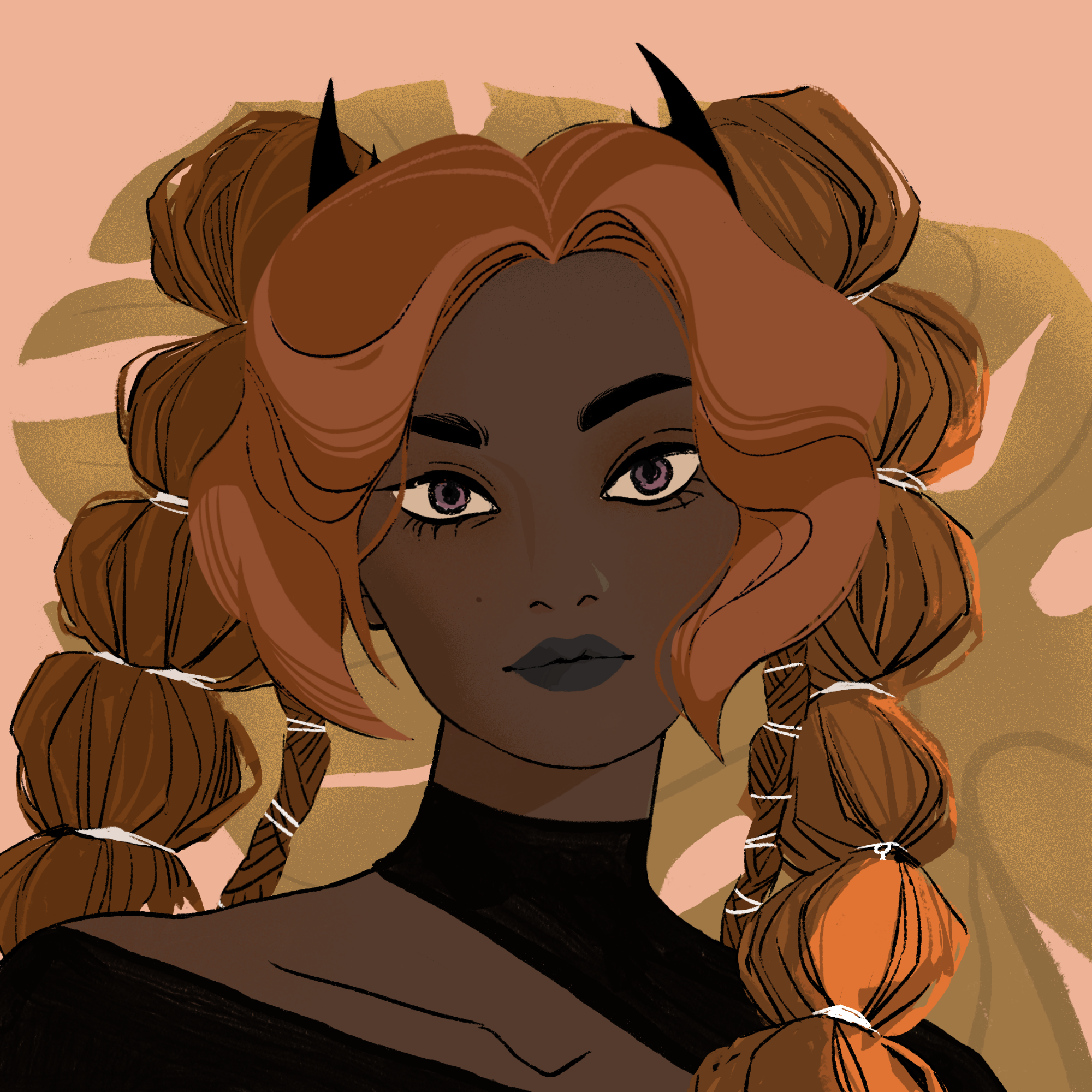 a portrait of Drought glow