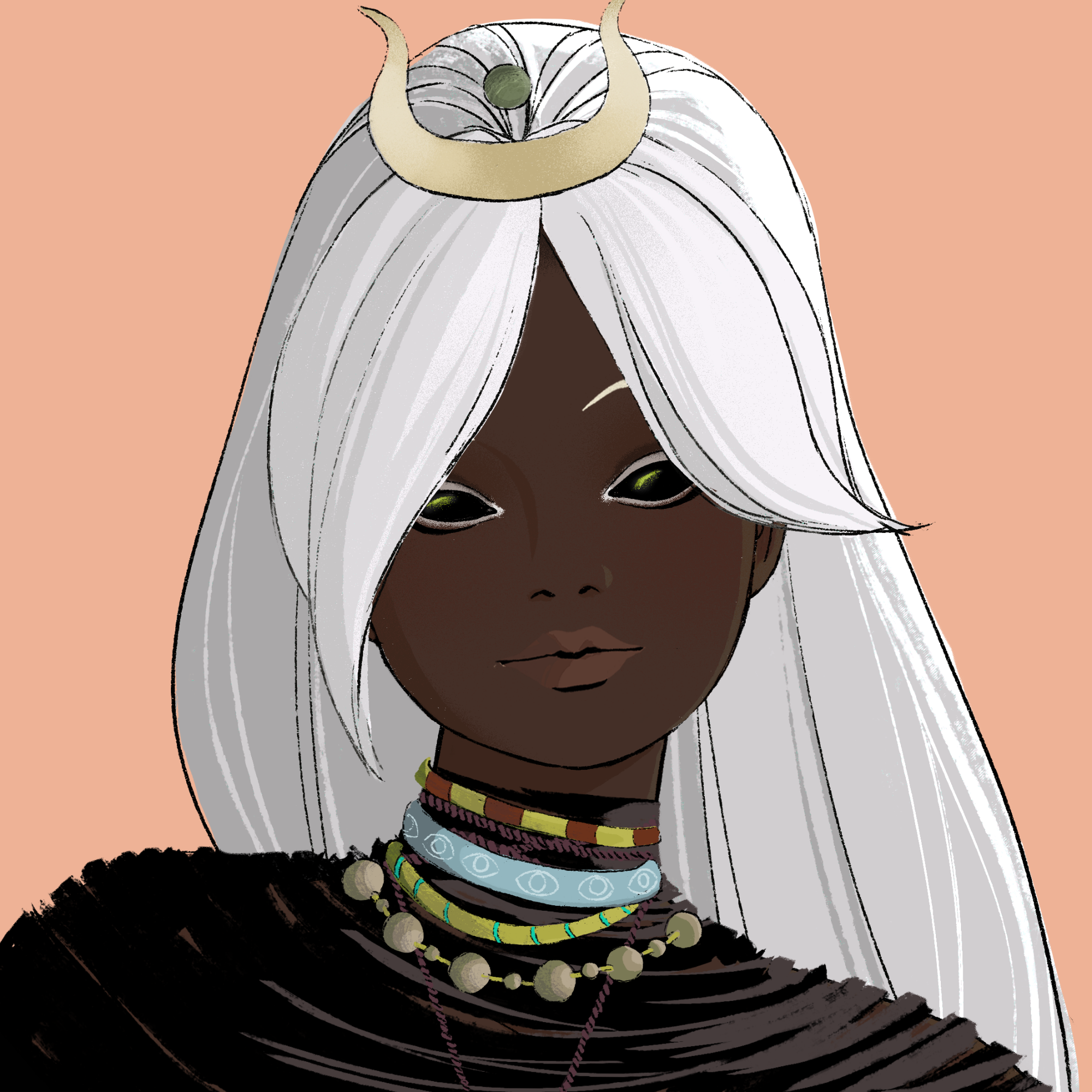 a portrait of Jasmine of the asylum